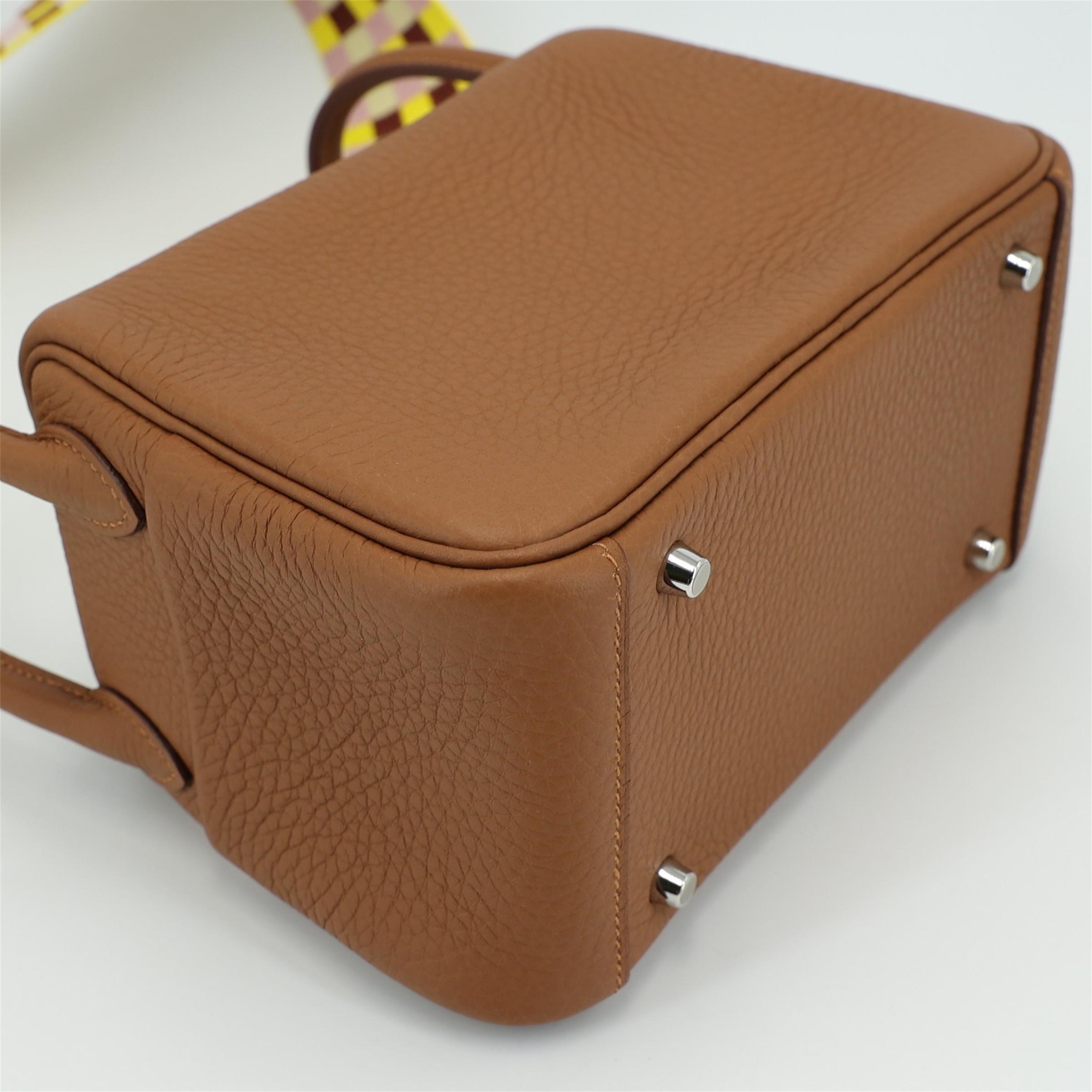 ランク N 新品 HERMÈS エルメス ミニリンディ ゴールド (37) トリヨン シルバー金具 W刻印 - 6