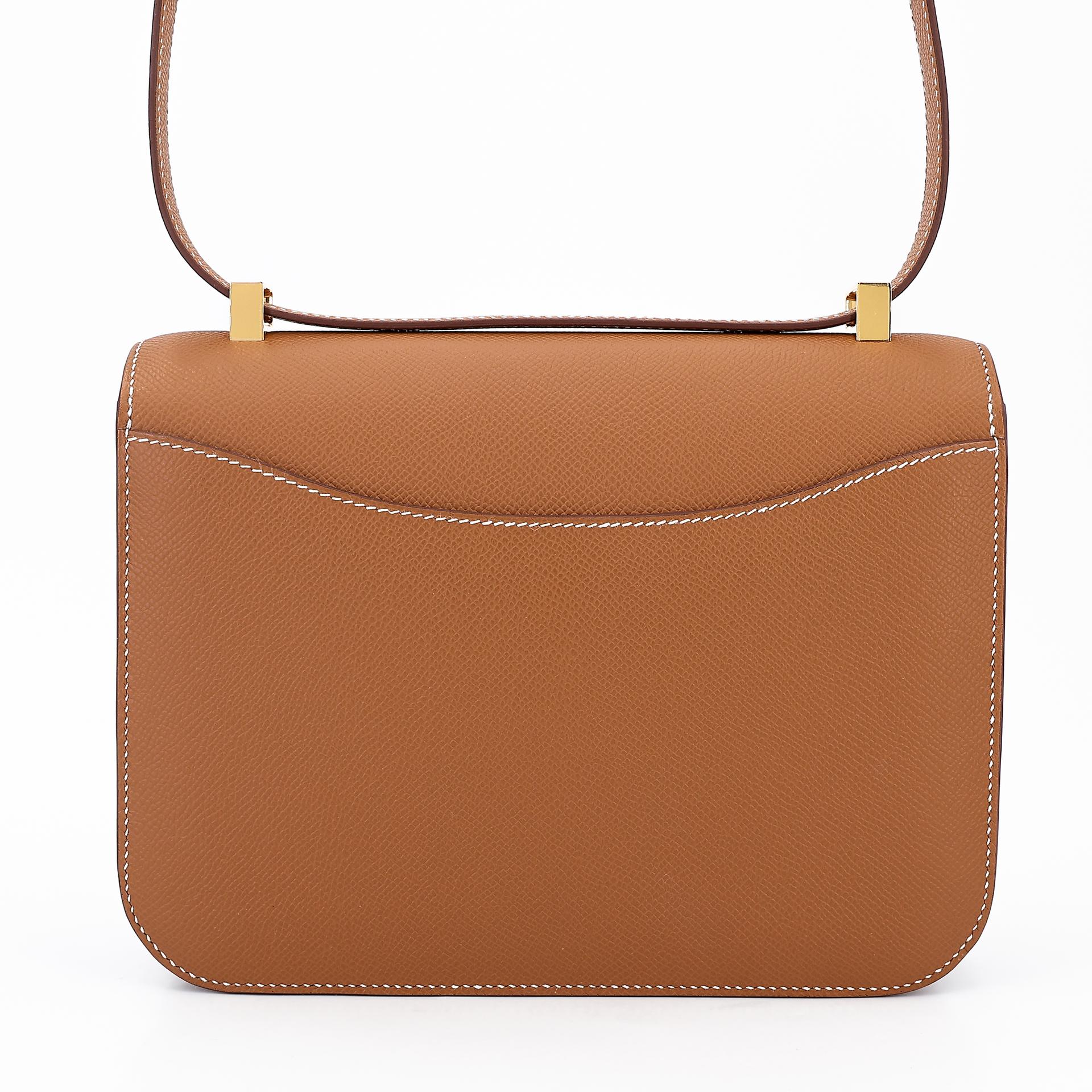 Brand New ( Rank N ) HERMÈS Constance 24 Gold (37) Epsom Gold hardware W (2024) - 2