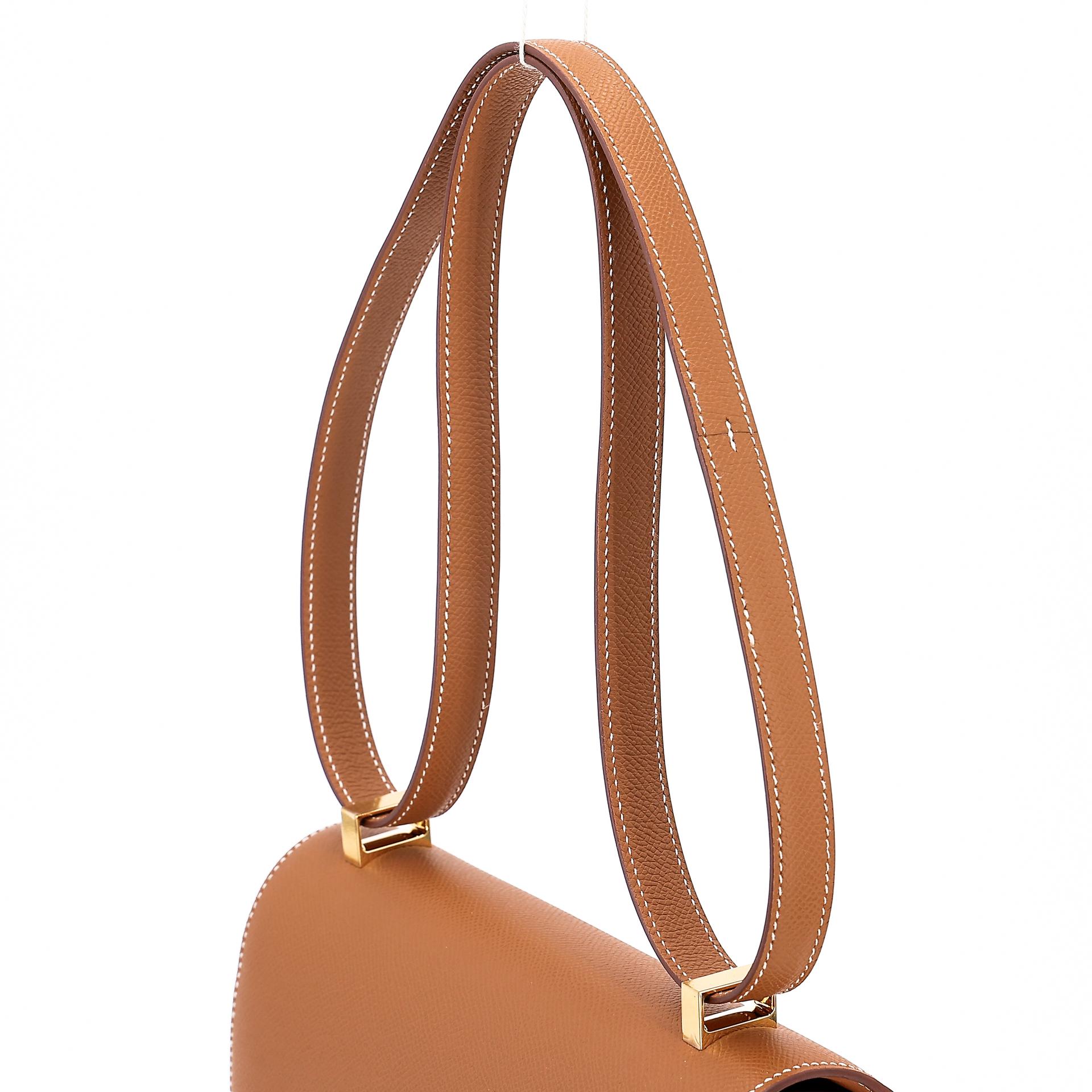 Brand New ( Rank N ) HERMÈS Constance 24 Gold (37) Epsom Gold hardware W (2024) - 3