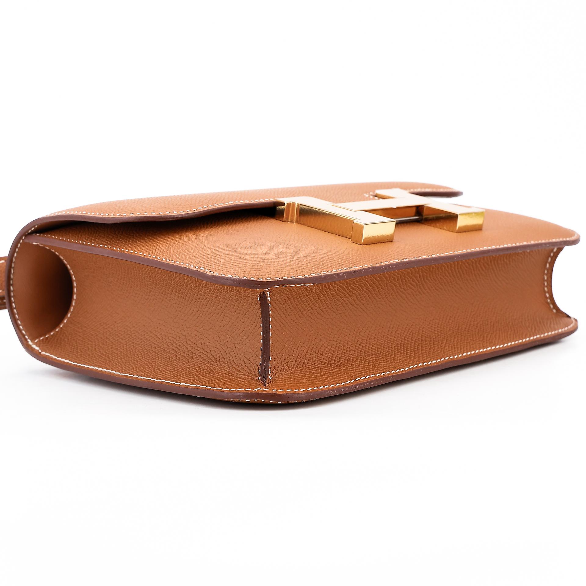 Brand New ( Rank N ) HERMÈS Constance 24 Gold (37) Epsom Gold hardware W (2024) - 5