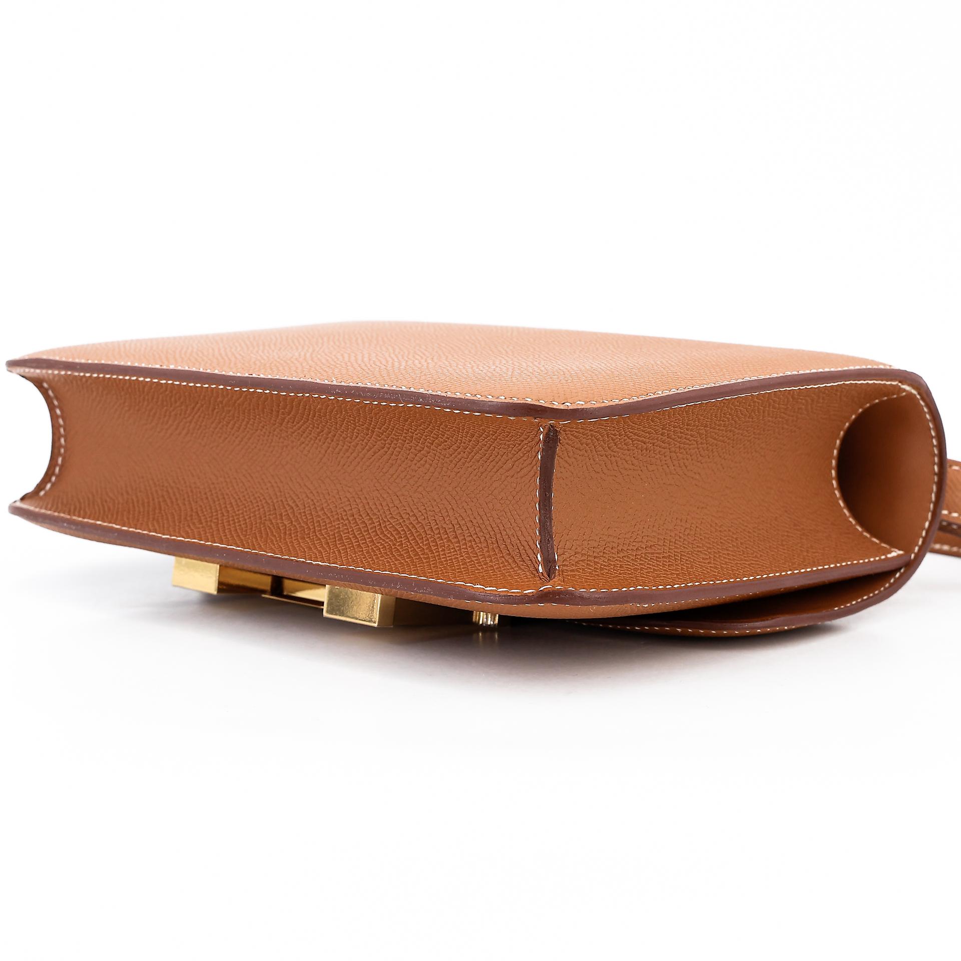 Brand New ( Rank N ) HERMÈS Constance 24 Gold (37) Epsom Gold hardware W (2024) - 6