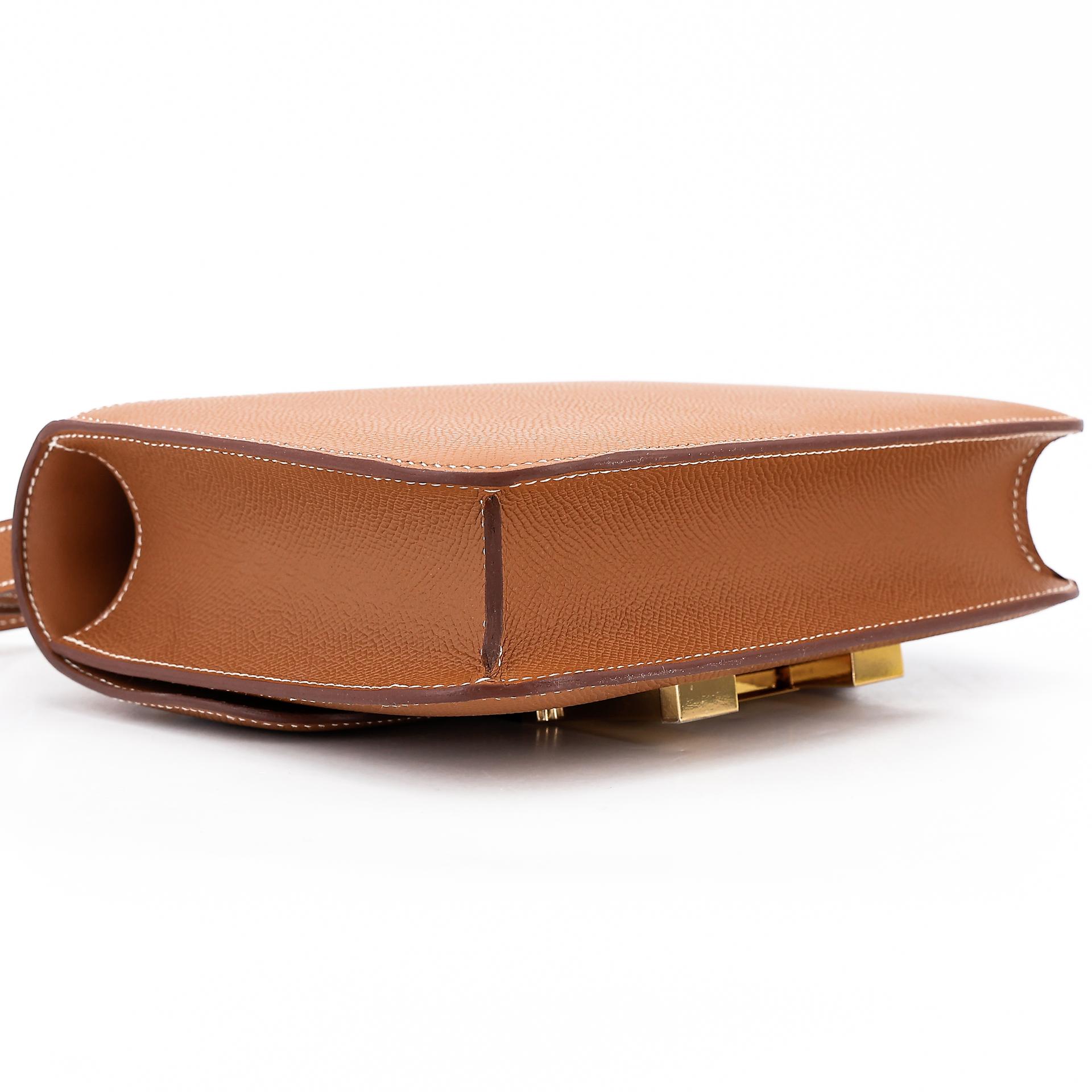 Brand New ( Rank N ) HERMÈS Constance 24 Gold (37) Epsom Gold hardware W (2024) - 7