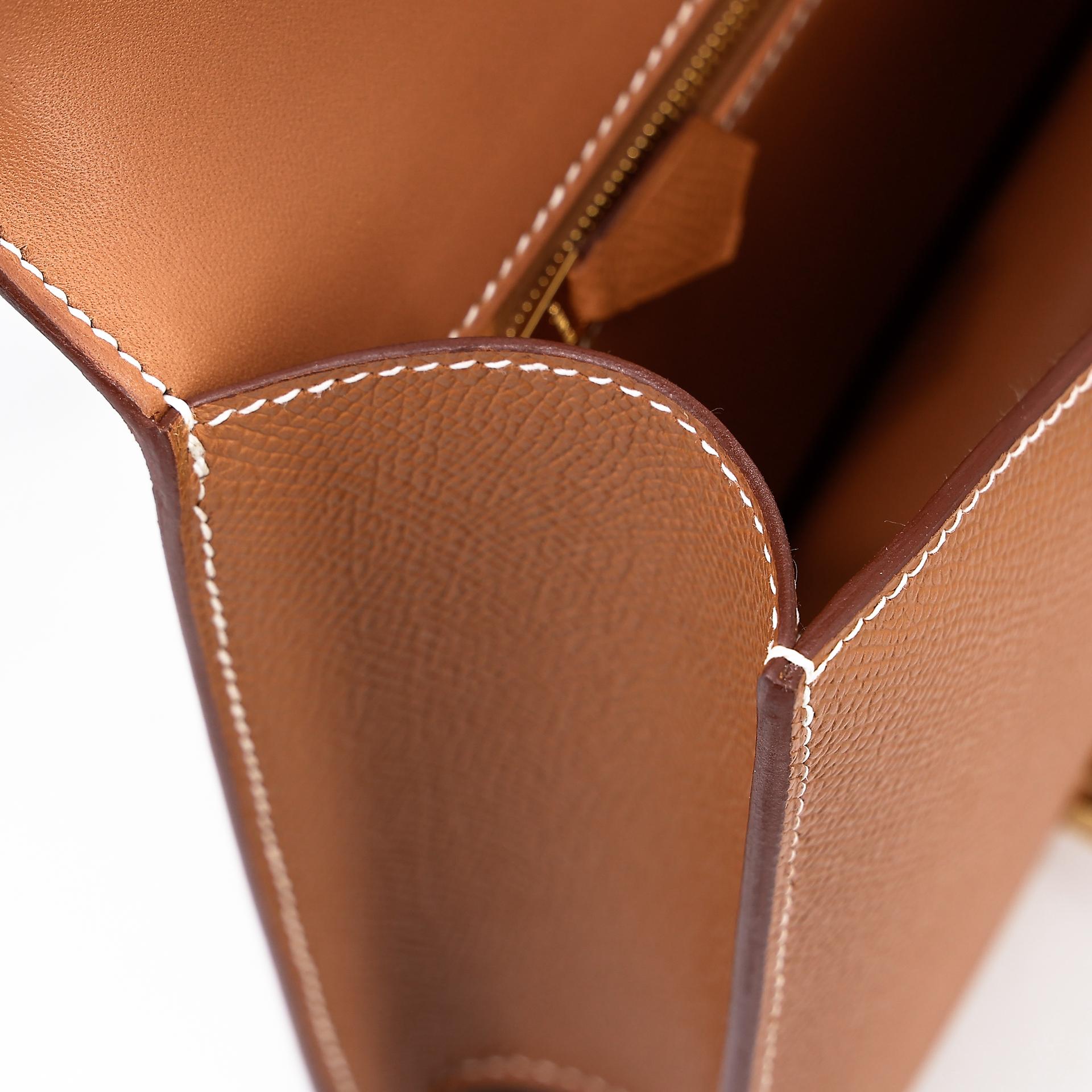 Brand New ( Rank N ) HERMÈS Constance 24 Gold (37) Epsom Gold hardware W (2024) - 14