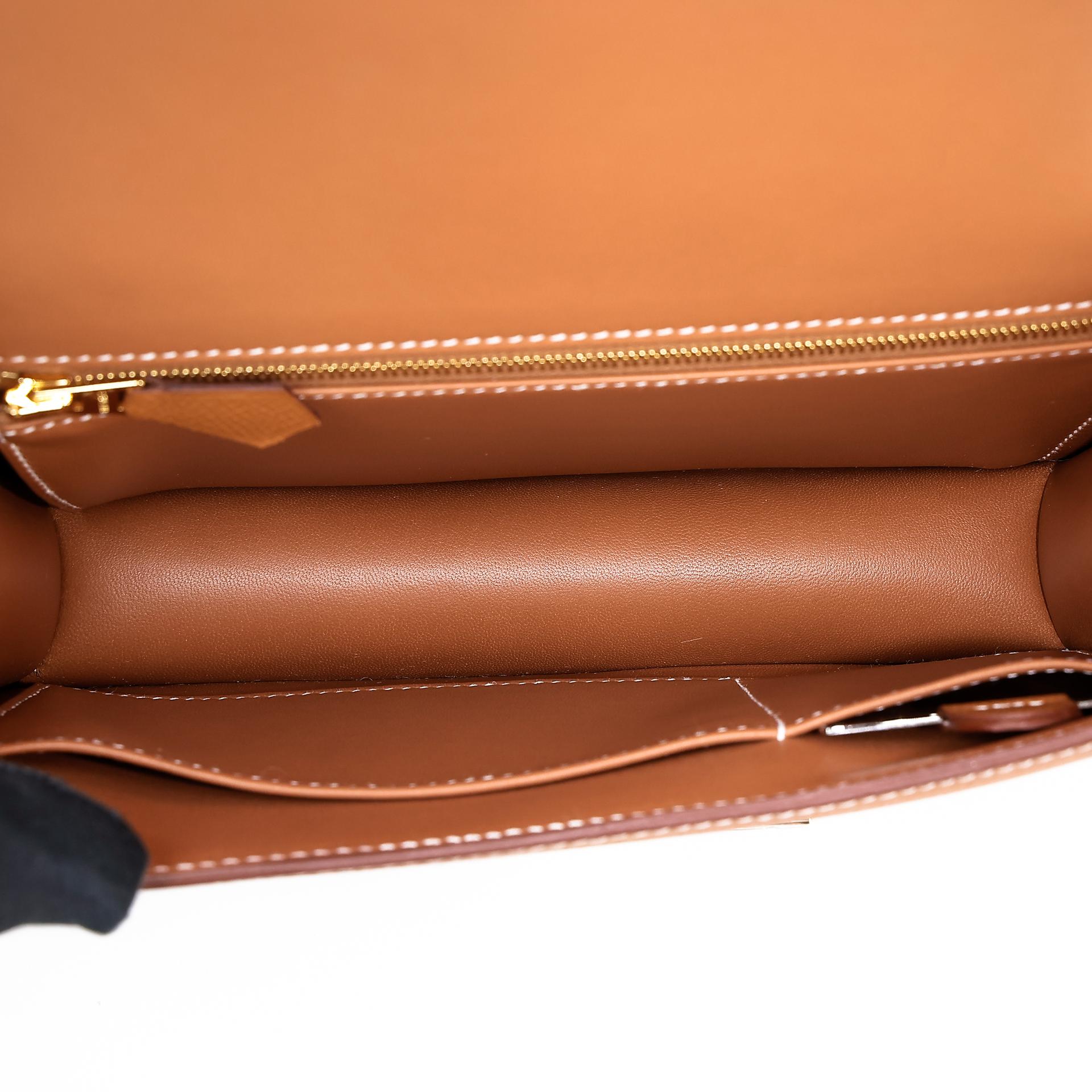 Brand New ( Rank N ) HERMÈS Constance 24 Gold (37) Epsom Gold hardware W (2024) - 12