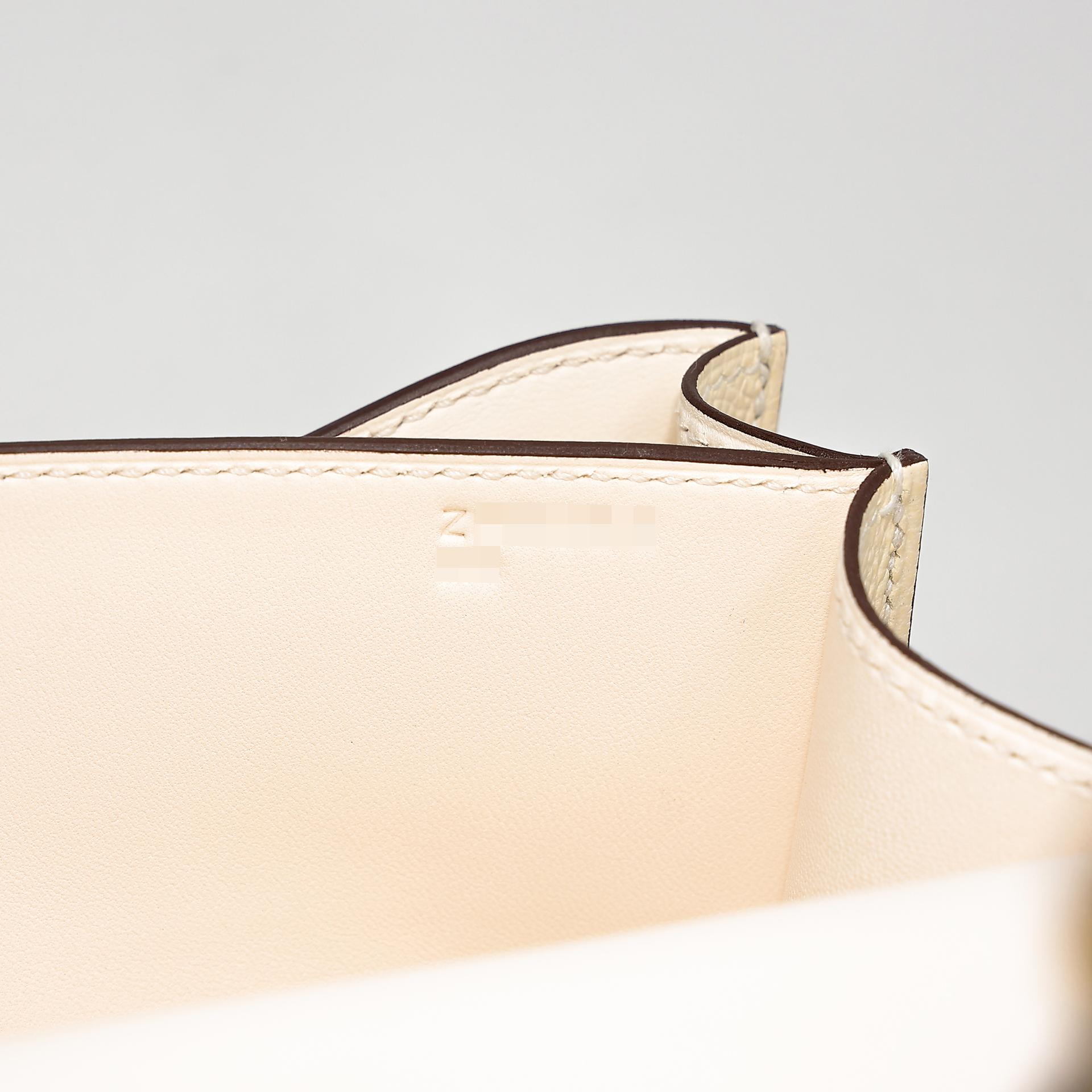 Unused ( Rank NS ) HERMÈS Constance Mini Nata (I2) Epsom Gold hardware Z (2021) - 16