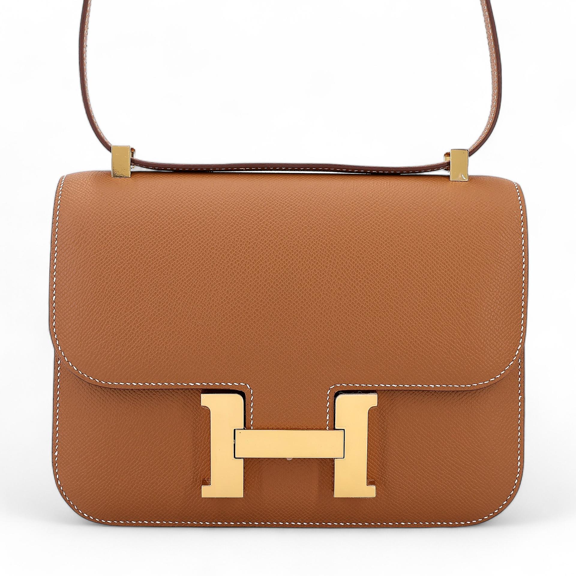 Brand New ( Rank N ) HERMÈS Constance 24 Gold (37) Epsom Gold hardware W (2024) - 1