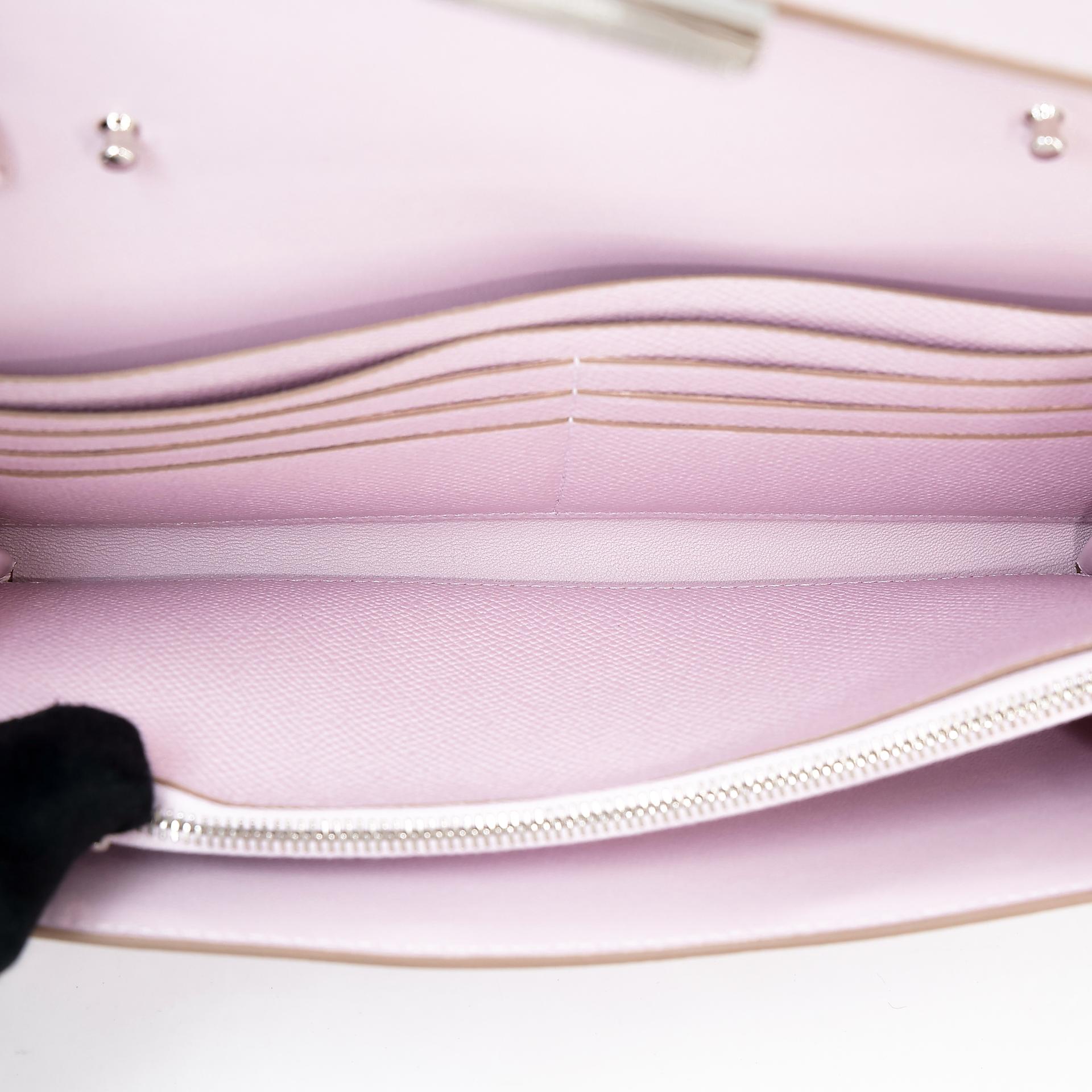 Brand New ( Rank N ) HERMÈS Constance To Go Mauve Pale (09) Epsom Palladium hardware W (2024) - 12