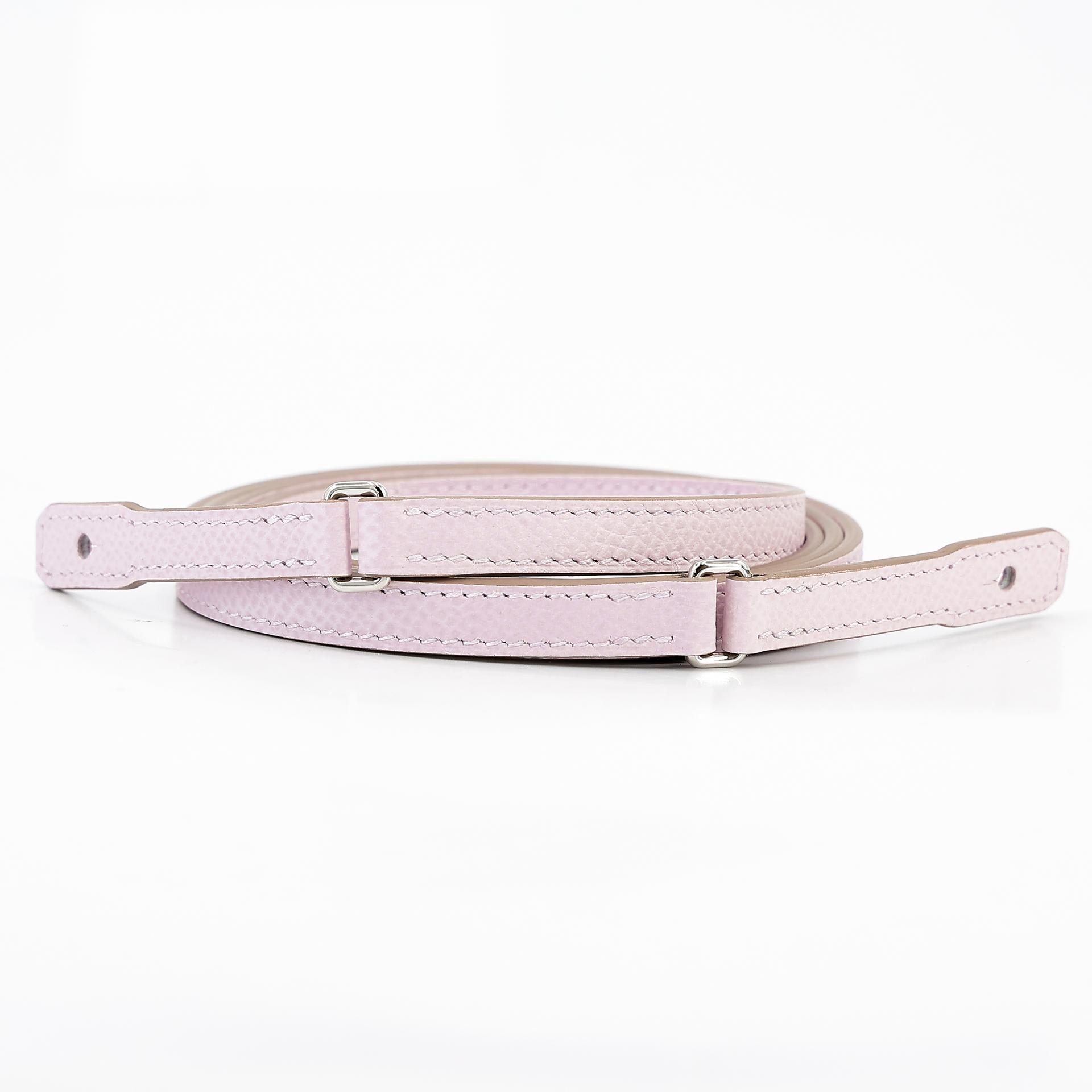 Brand New ( Rank N ) HERMÈS Constance To Go Mauve Pale (09) Epsom Palladium hardware W (2024) - 18