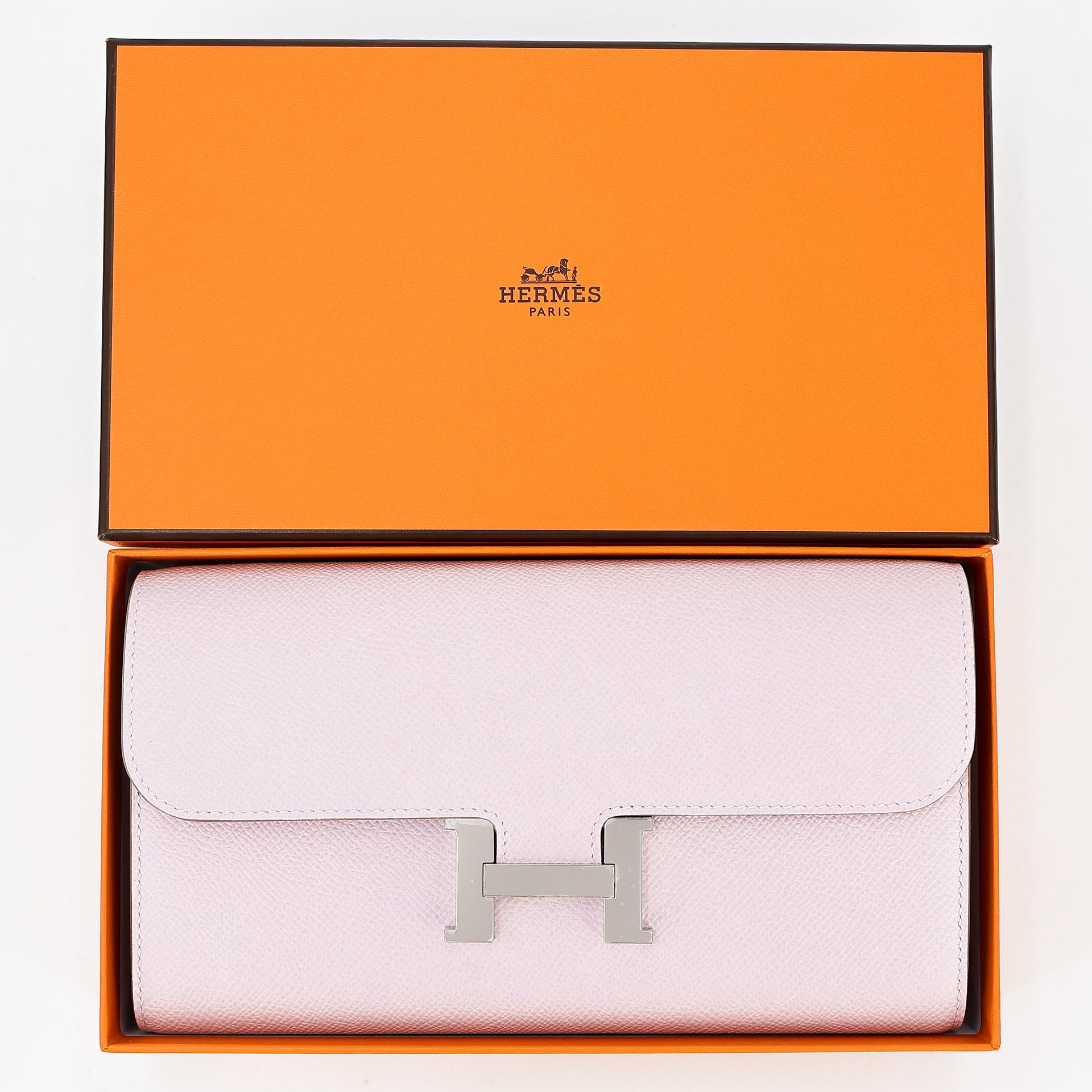 Brand New ( Rank N ) HERMÈS Constance To Go Mauve Pale (09) Epsom Palladium hardware W (2024) - 19