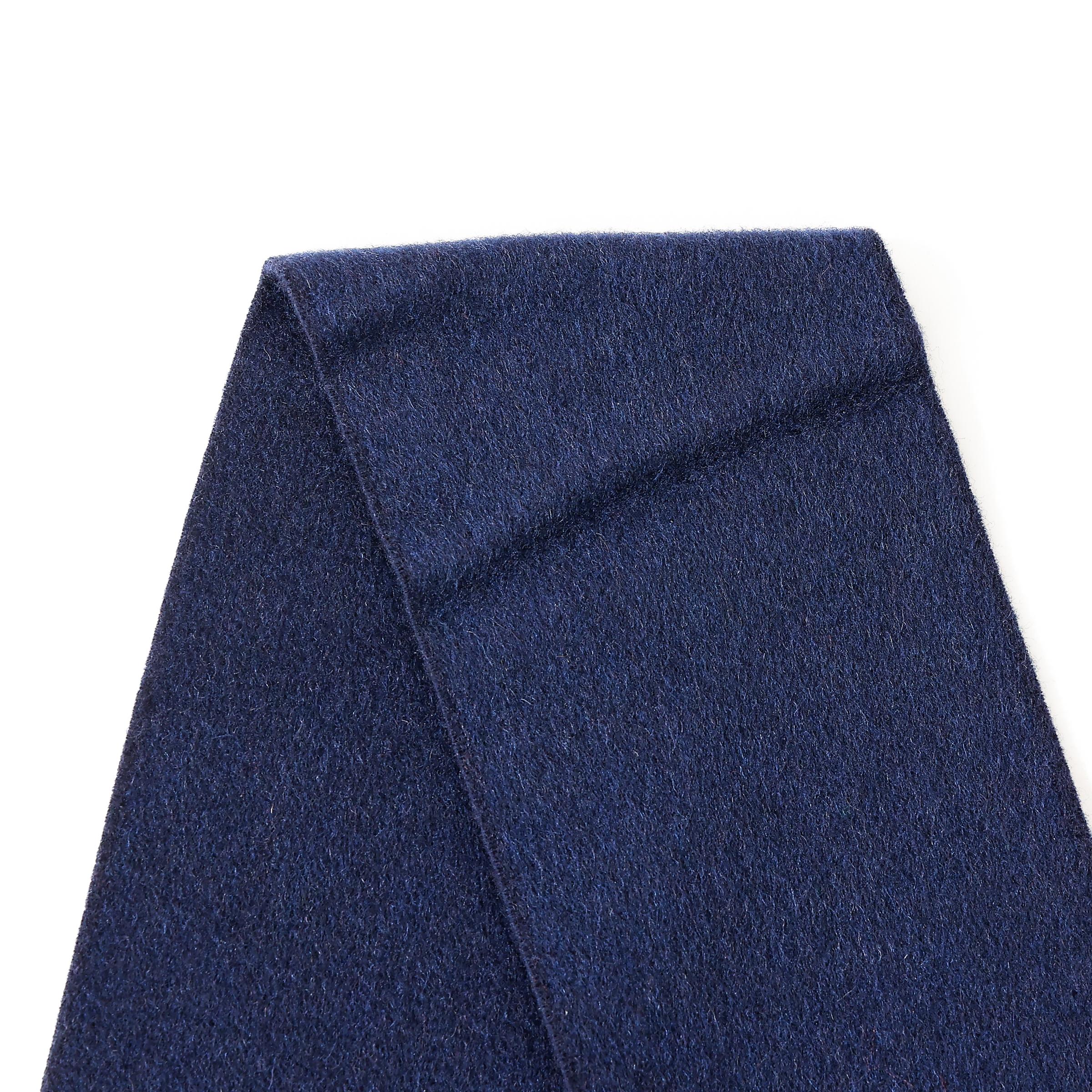 Brand New ( Rank N ) HERMÈS Allumette muffler Blue Cashmere - 3