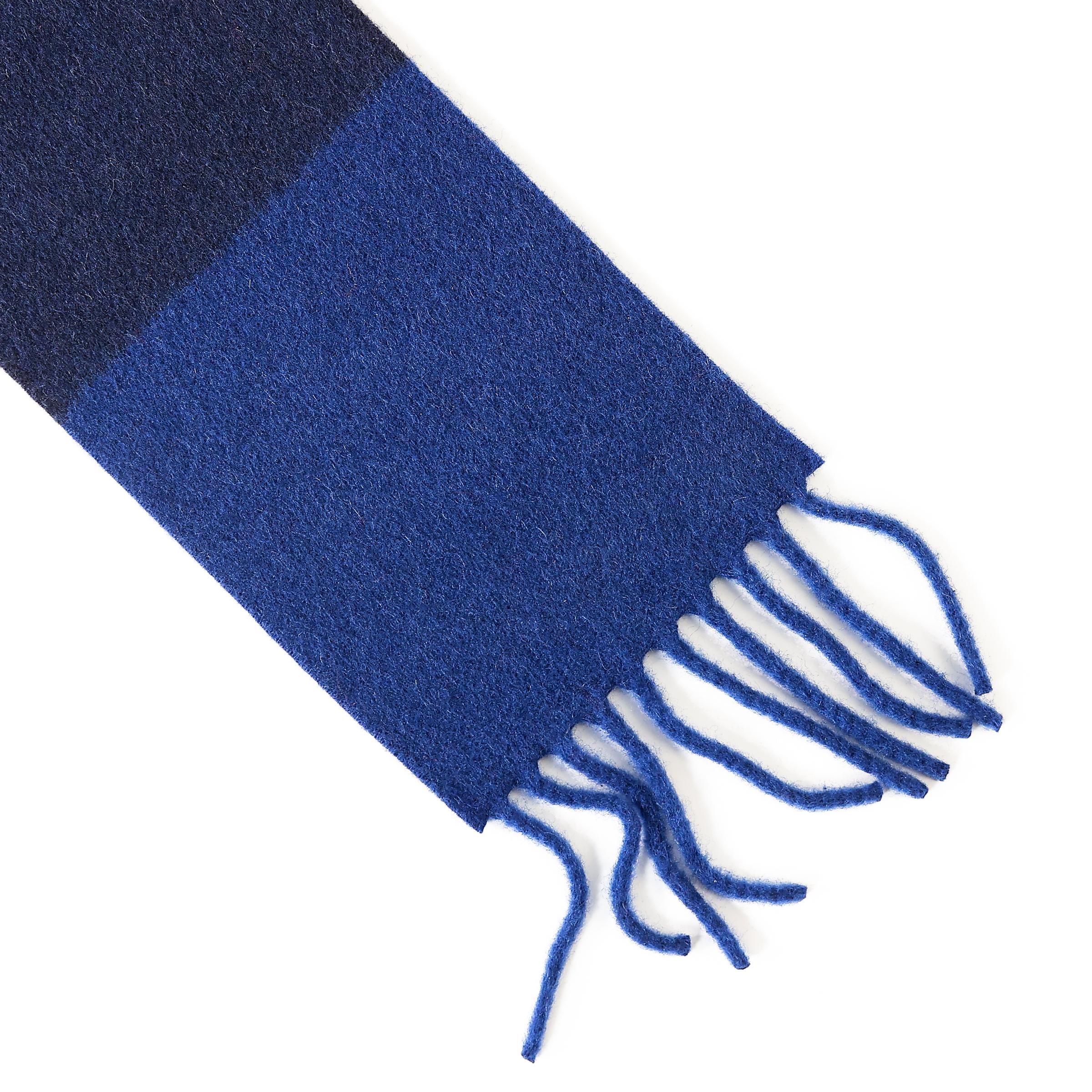 Brand New ( Rank N ) HERMÈS Allumette muffler Blue Cashmere - 4