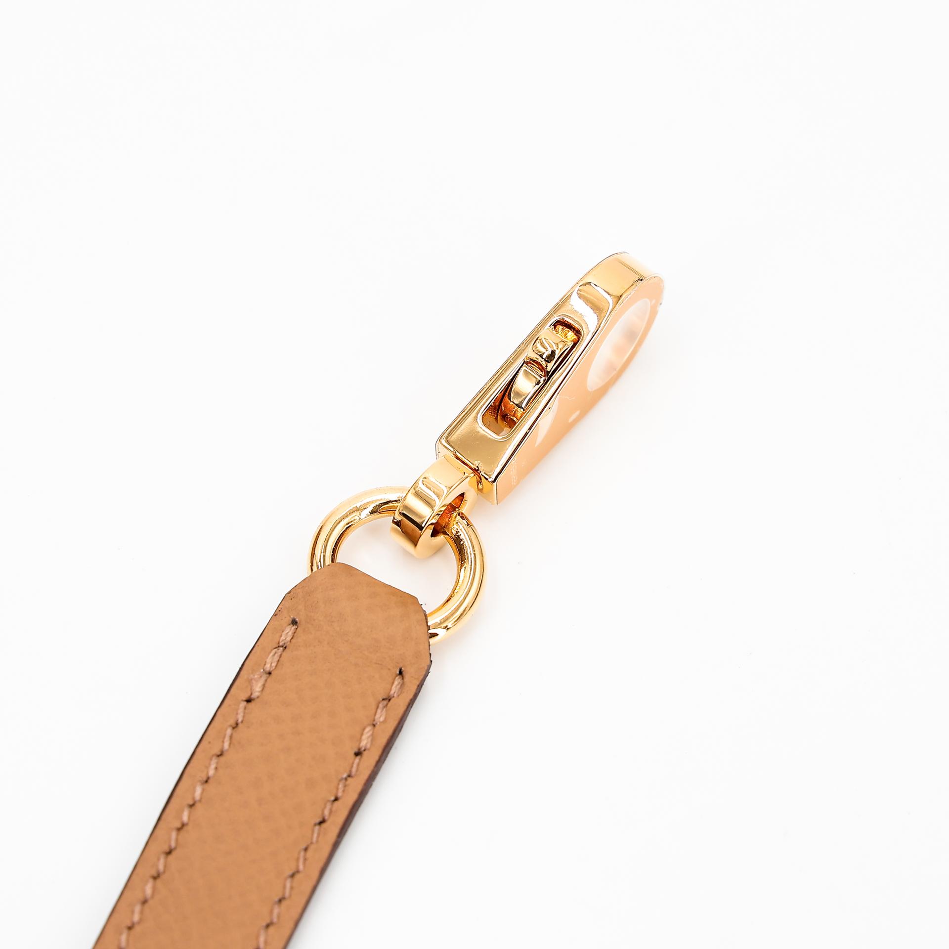 Unused ( Rank NS ) HERMÈS Kelly 25 Sellier Biscuit (4B) Epsom Gold hardware Z (2021) - 17