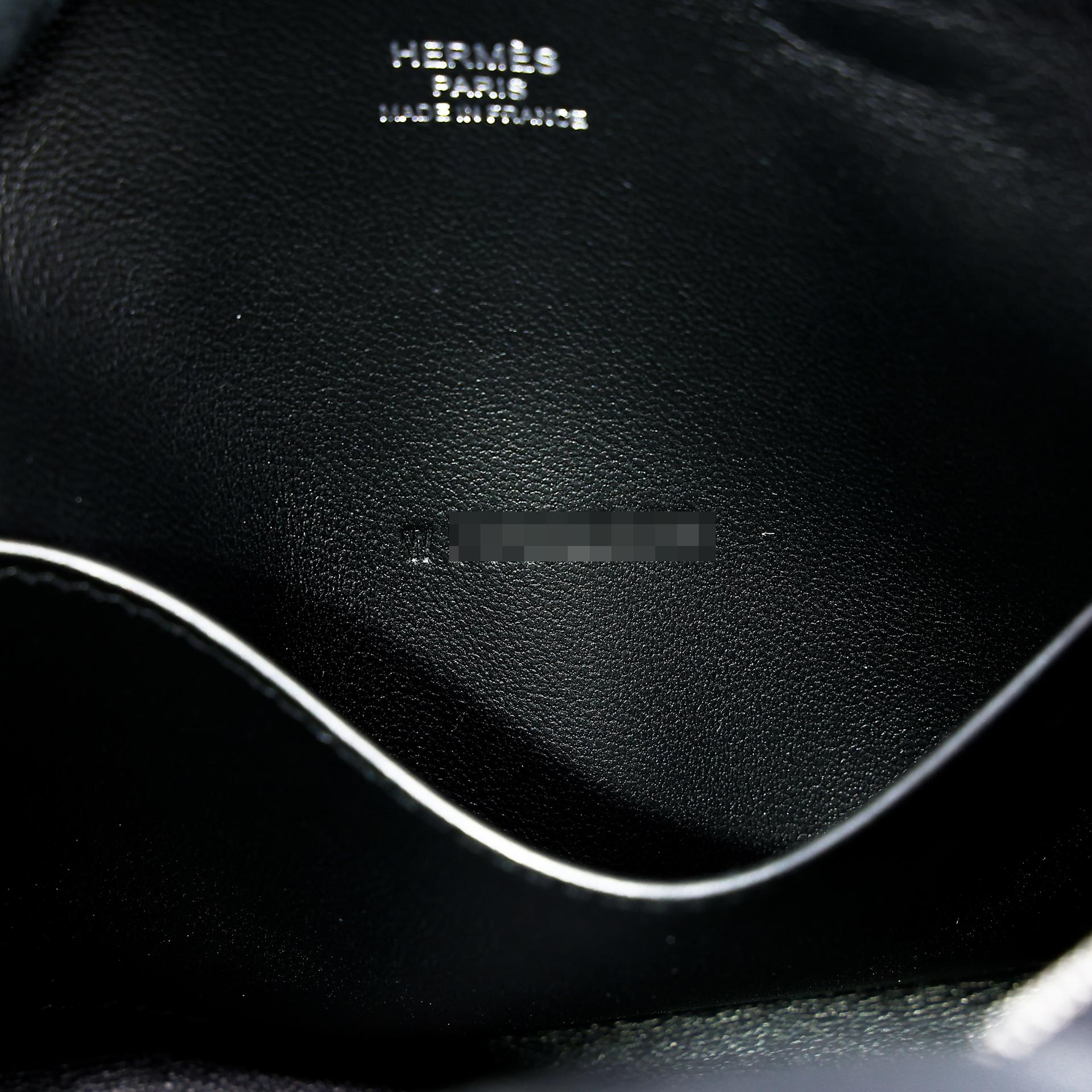 Brand New ( Rank N ) HERMÈS Limited Edition Mini Bolide 1923 Travel Black (89) Chevre Palladium hardware W (2024) - 10