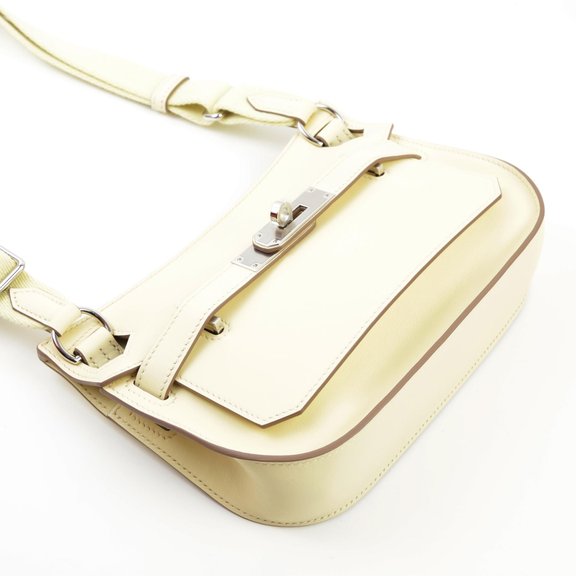 Unused ( Rank NS ) HERMÈS Jypsiere Mini Jaune milton (i8) Swift Palladium hardware W (2024) - 4