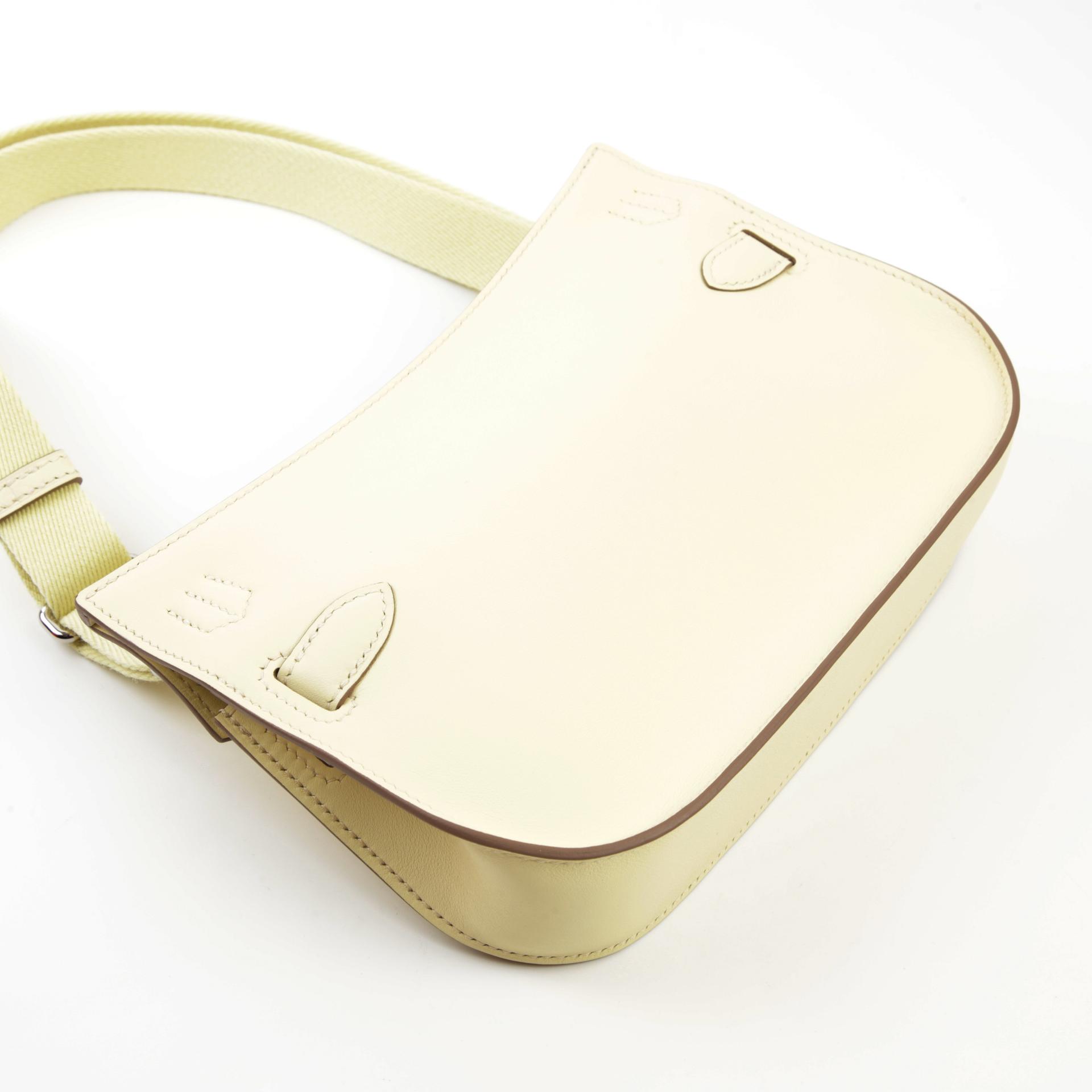Unused ( Rank NS ) HERMÈS Jypsiere Mini Jaune milton (i8) Swift Palladium hardware W (2024) - 6