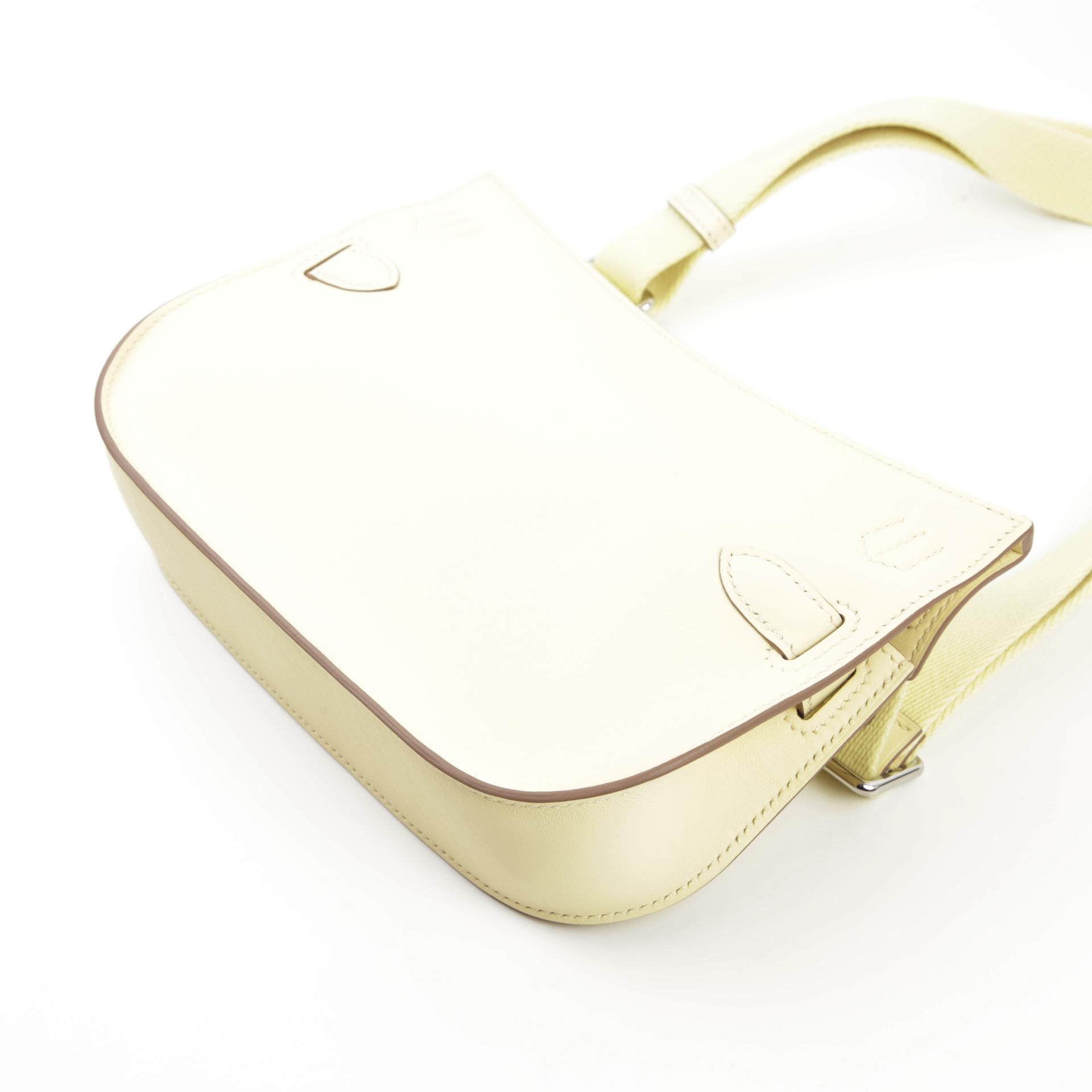 Unused ( Rank NS ) HERMÈS Jypsiere Mini Jaune milton (i8) Swift Palladium hardware W (2024) - 7