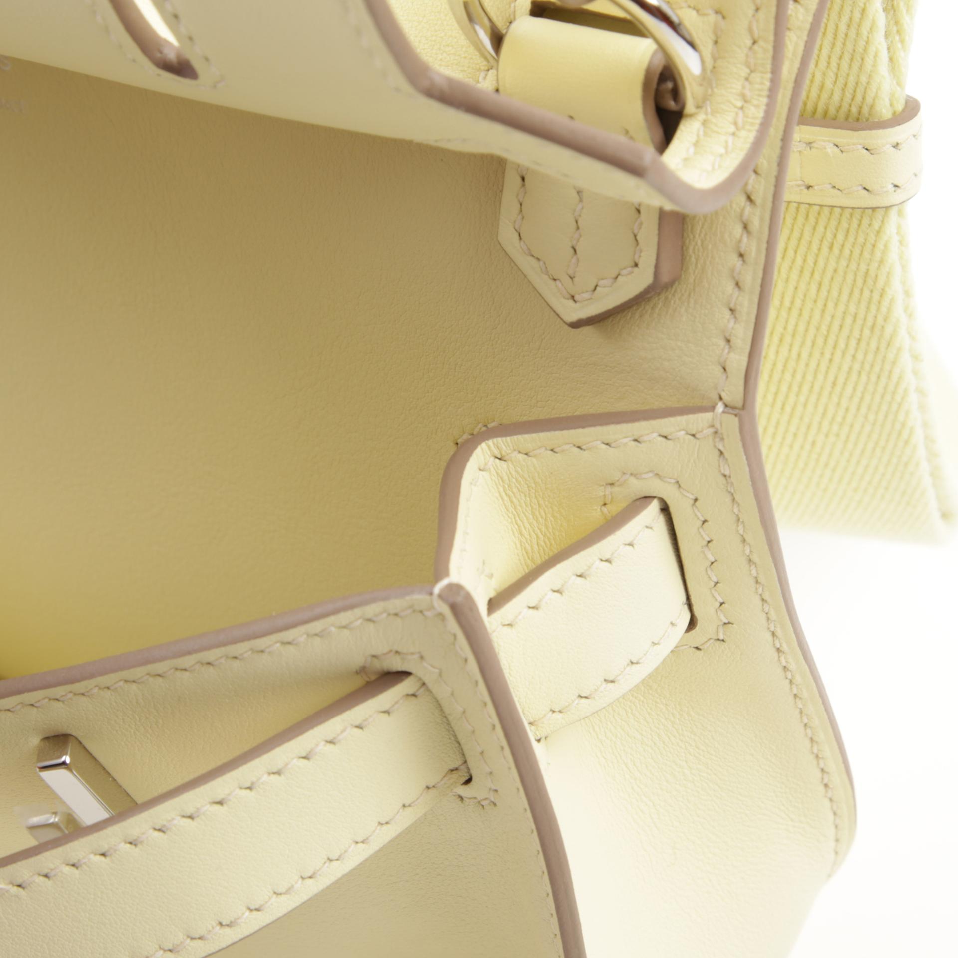 Unused ( Rank NS ) HERMÈS Jypsiere Mini Jaune milton (i8) Swift Palladium hardware W (2024) - 11