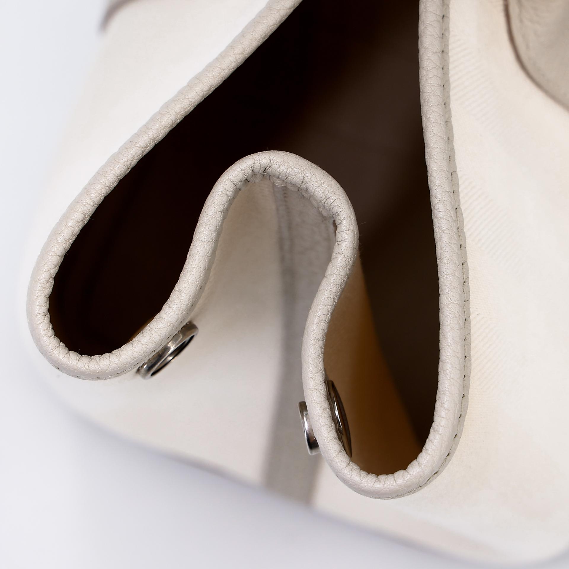 Very Good ( Rank A) HERMÈS Garden Party PM Nata (I2) Beton (8L) Canvas Negonda Palladium hardware D (2019) - 20