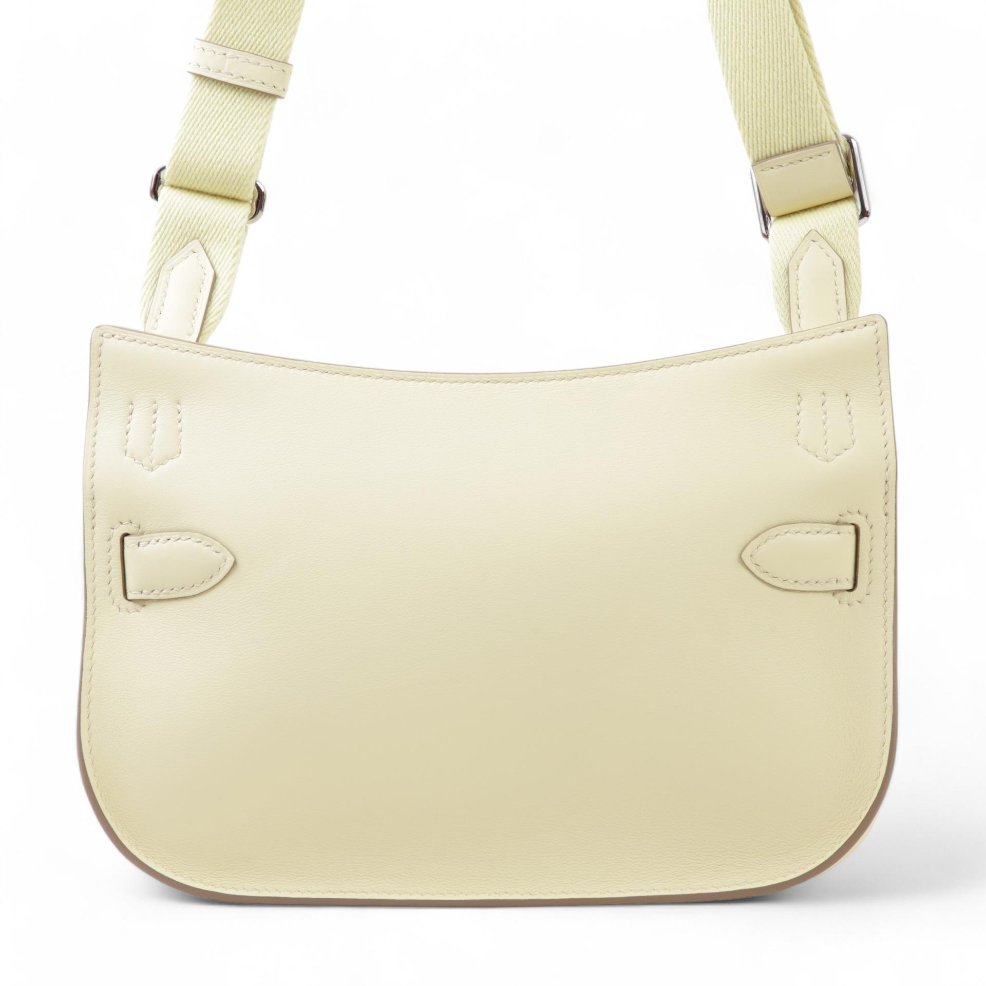 Unused ( Rank NS ) HERMÈS Jypsiere Mini Jaune milton (i8) Swift Palladium hardware W (2024) - 2