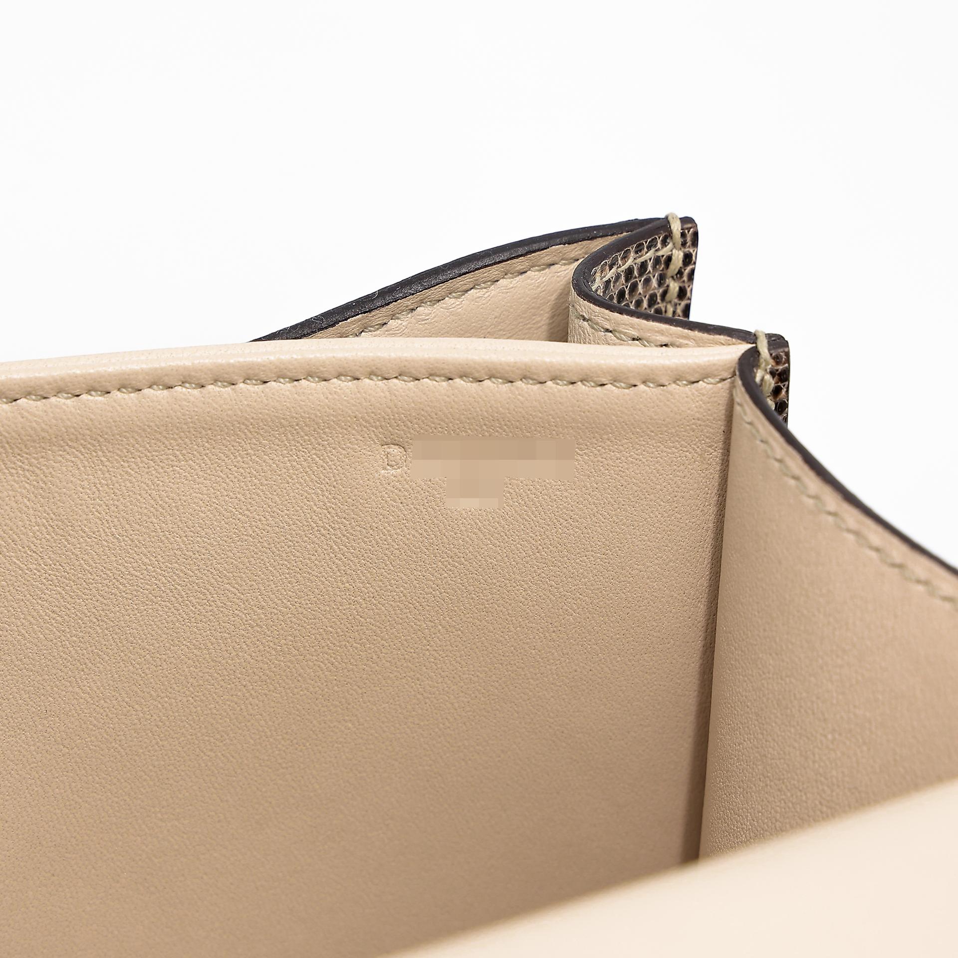 A美品 HERMÈS 愛馬仕 Constance 康康 Mini 19 1B 原色蜥蜴 Ombré 蜥蜴皮 金扣 D刻 2019年 - 23
