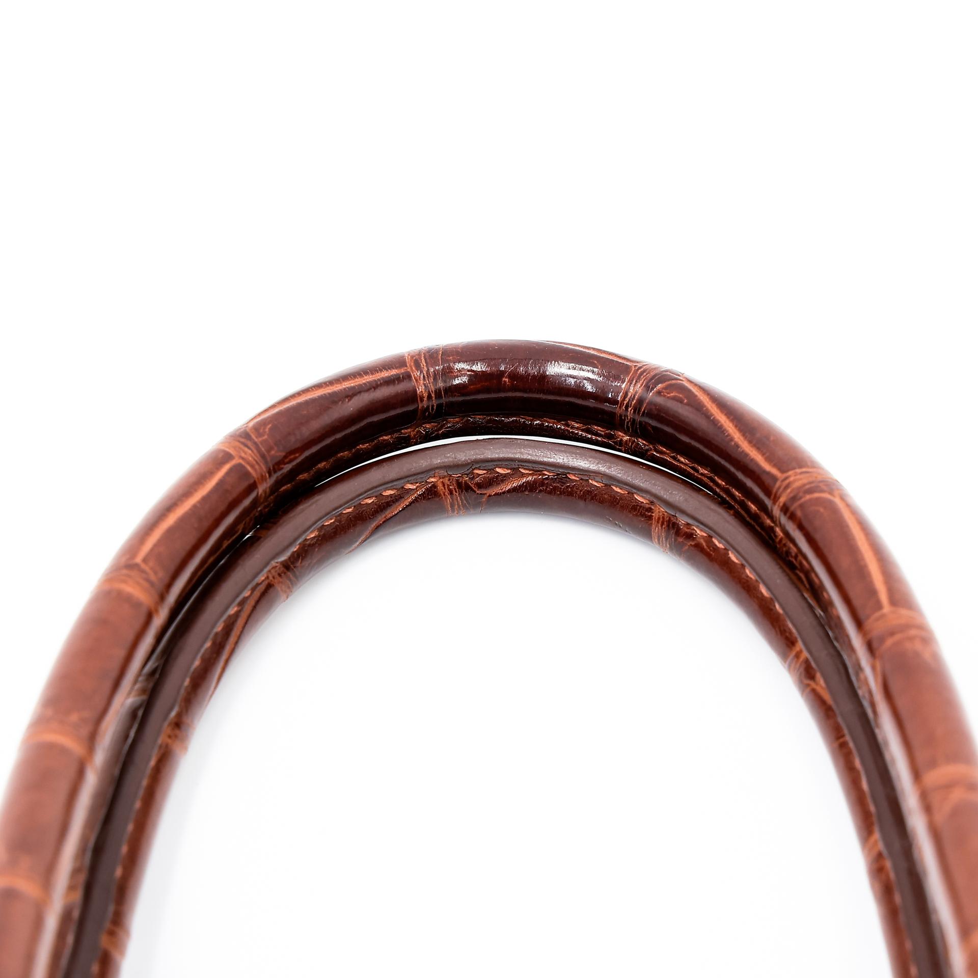 Very Good ( Rank A) HERMÈS Birkin 35 Marron d’Inde (4I) Alligator Palladium hardware Square P (2012) - 9