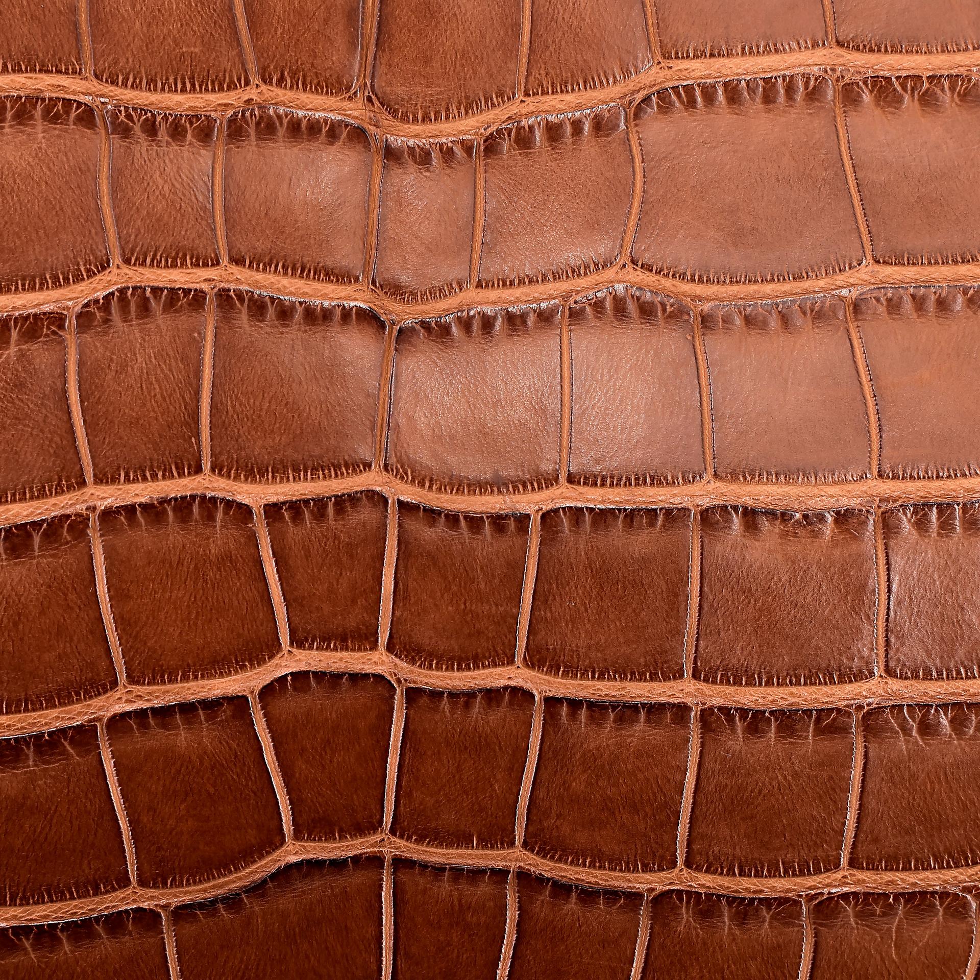 Very Good ( Rank A) HERMÈS Birkin 35 Marron d’Inde (4I) Alligator Palladium hardware Square P (2012) - 13