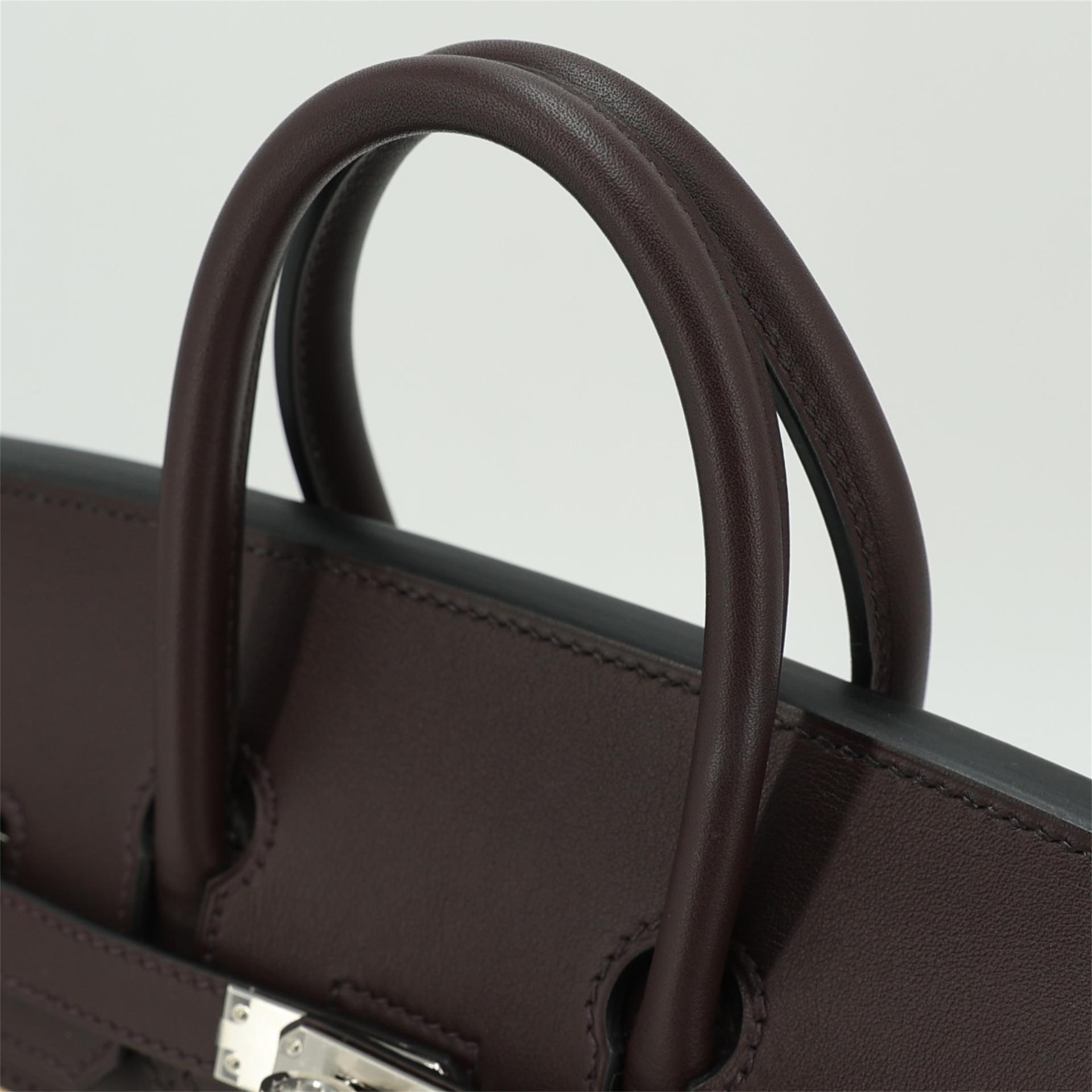 Brand New ( Rank N ) HERMÈS Limited Edition Birkin Picnic 25 Natural (27) Rouge Sellier (0G) Swift Osier Wicker  Palladium hardware Z (2021) - 3