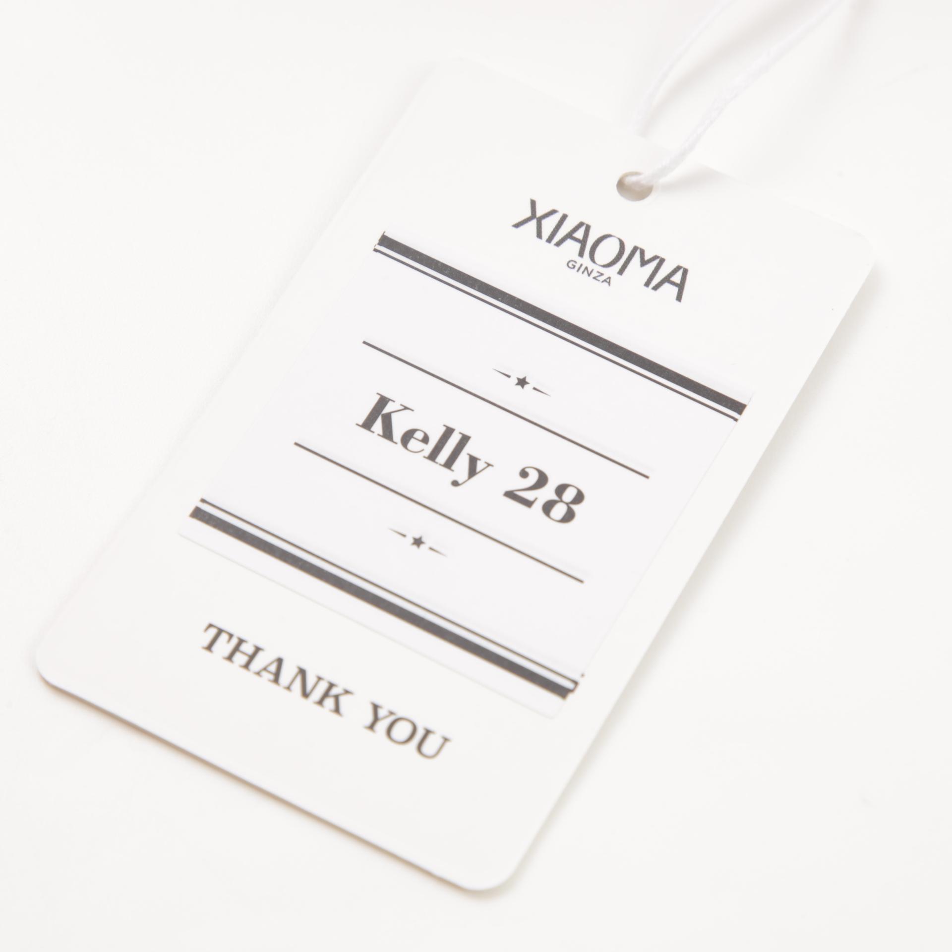 Brand New ( Rank N )GINZA XIAOMA Original Kelly 28 Bag Pillow White Satin Woven Fabric Cotton - 5