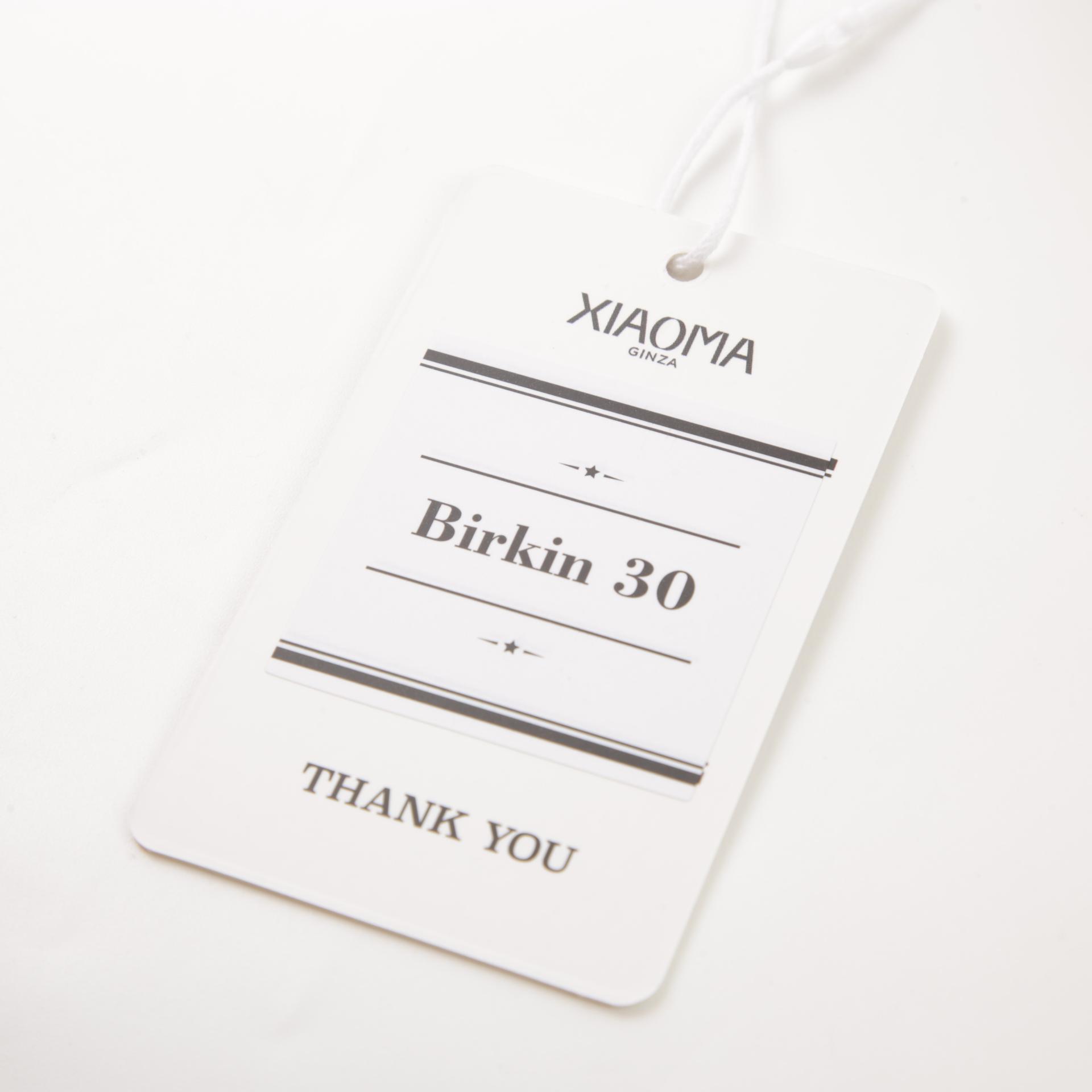全新 GINZA XIAOMA原创设计 Birkin 30包枕 白色 绸缎 织布 棉 - 5