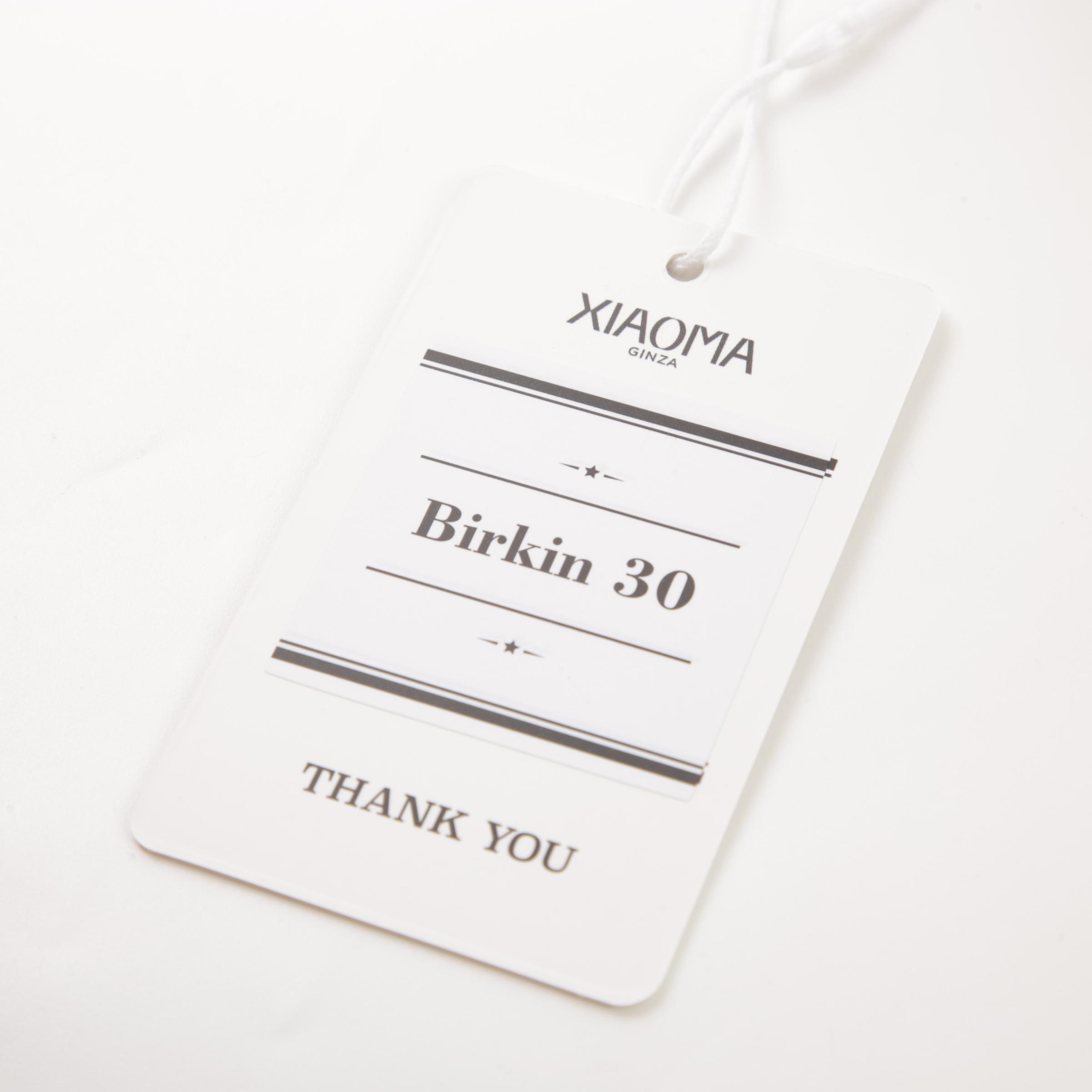 ランク N 新品 GINZA XIAOMAオリジナル  バーキン30 バッグピロー ホワイト サテン 織物 コットン - 5