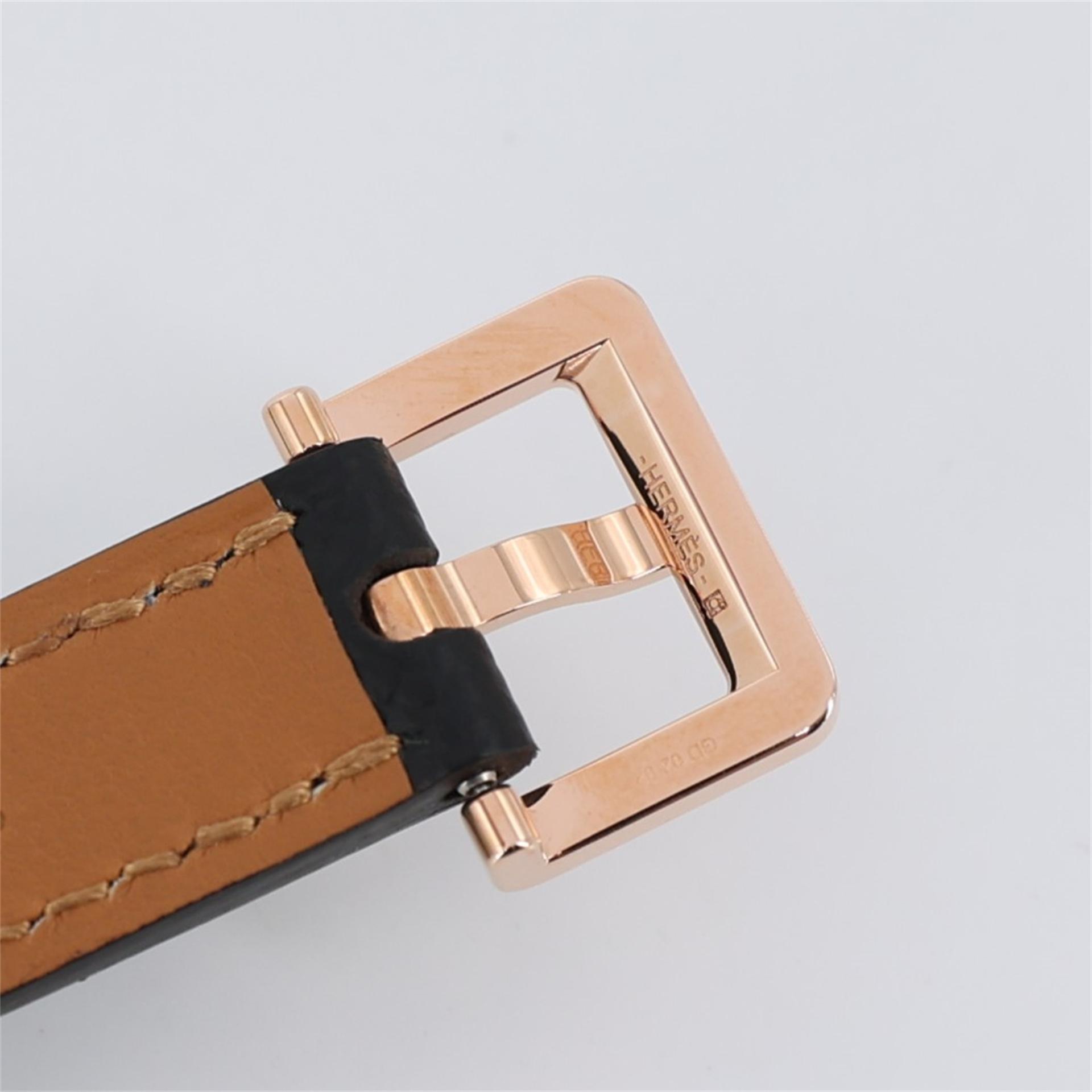 Brand New ( Rank N ) HERMÈS Pop H 15 Belt Black (89) Epsom - 8