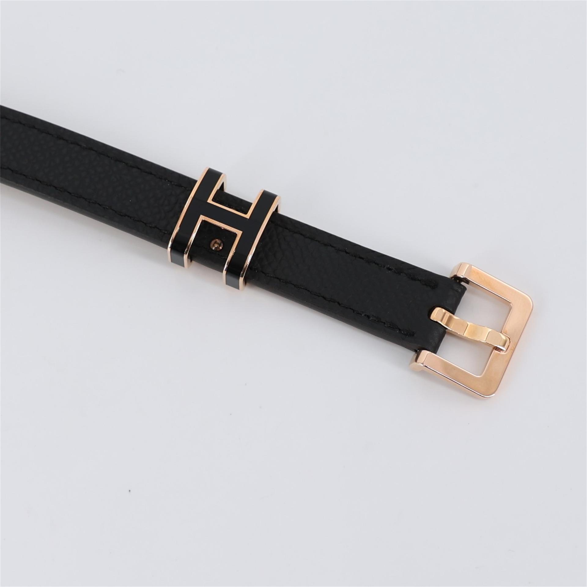 Brand New ( Rank N ) HERMÈS Pop H 15 Belt Black (89) Epsom B (2023) - 6