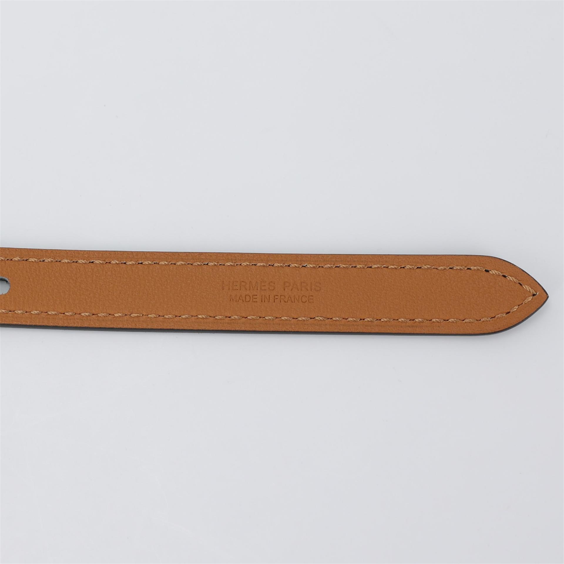 Brand New ( Rank N ) HERMÈS Pop H 15 Belt Black (89) Epsom B (2023) - 8