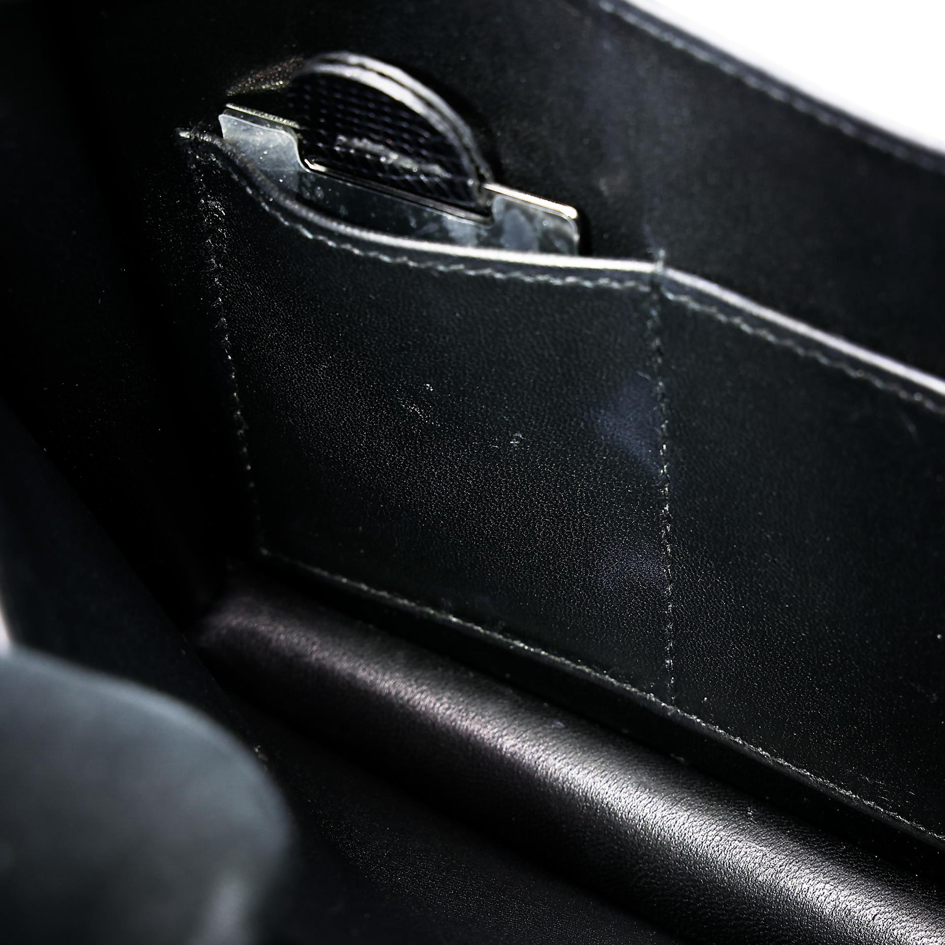 Very Good ( Rank A) HERMÈS Constance Mini Black (89) Lizard Palladium hardware B (2023) - 17