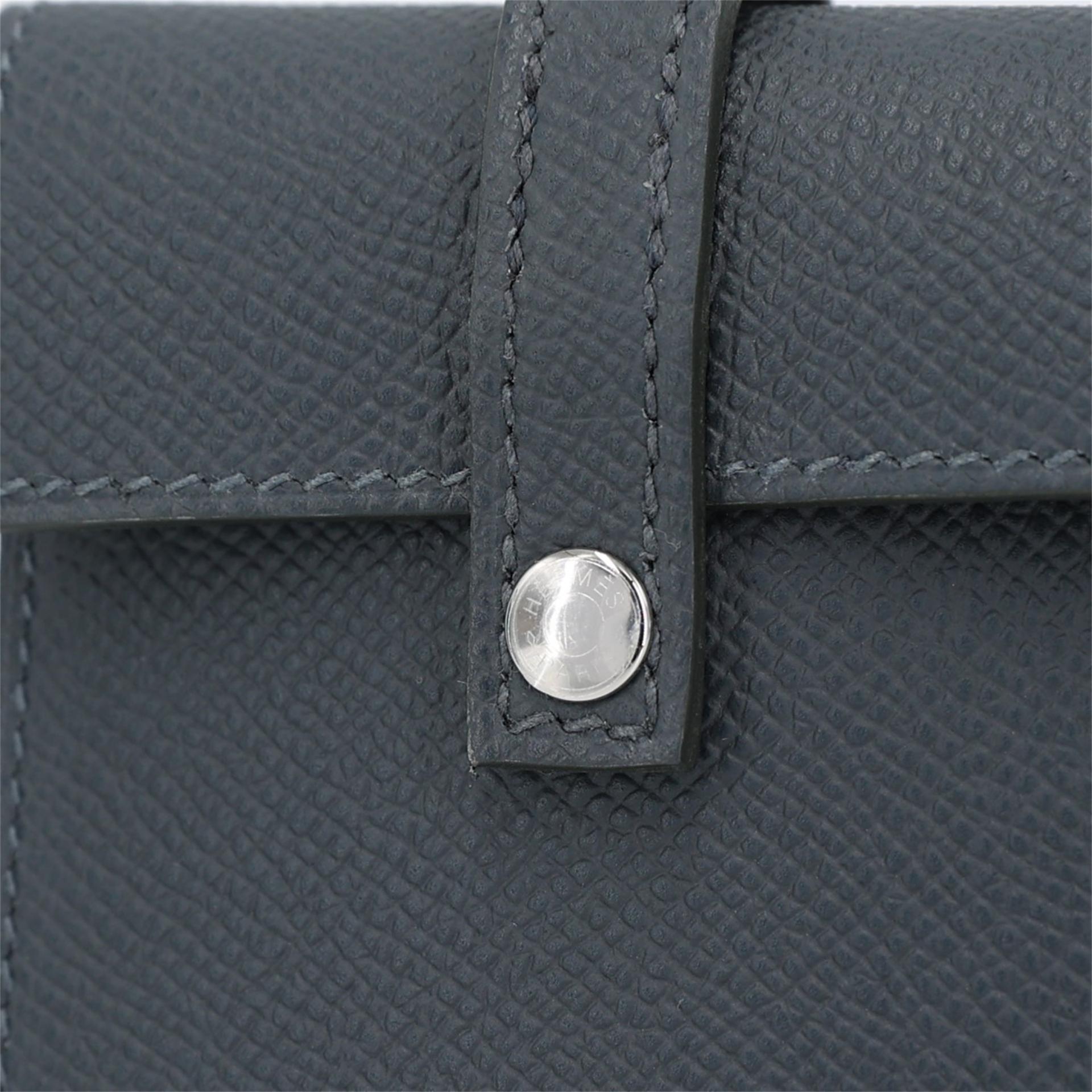 Brand New ( Rank N ) HERMÈS Limited Edition Kelly Doll Picto Gris misty (H0) Gold (37) Bleu Zanzibar (B3) Vert Vertigo (U4) Epsom Palladium hardware B (2023) - 20