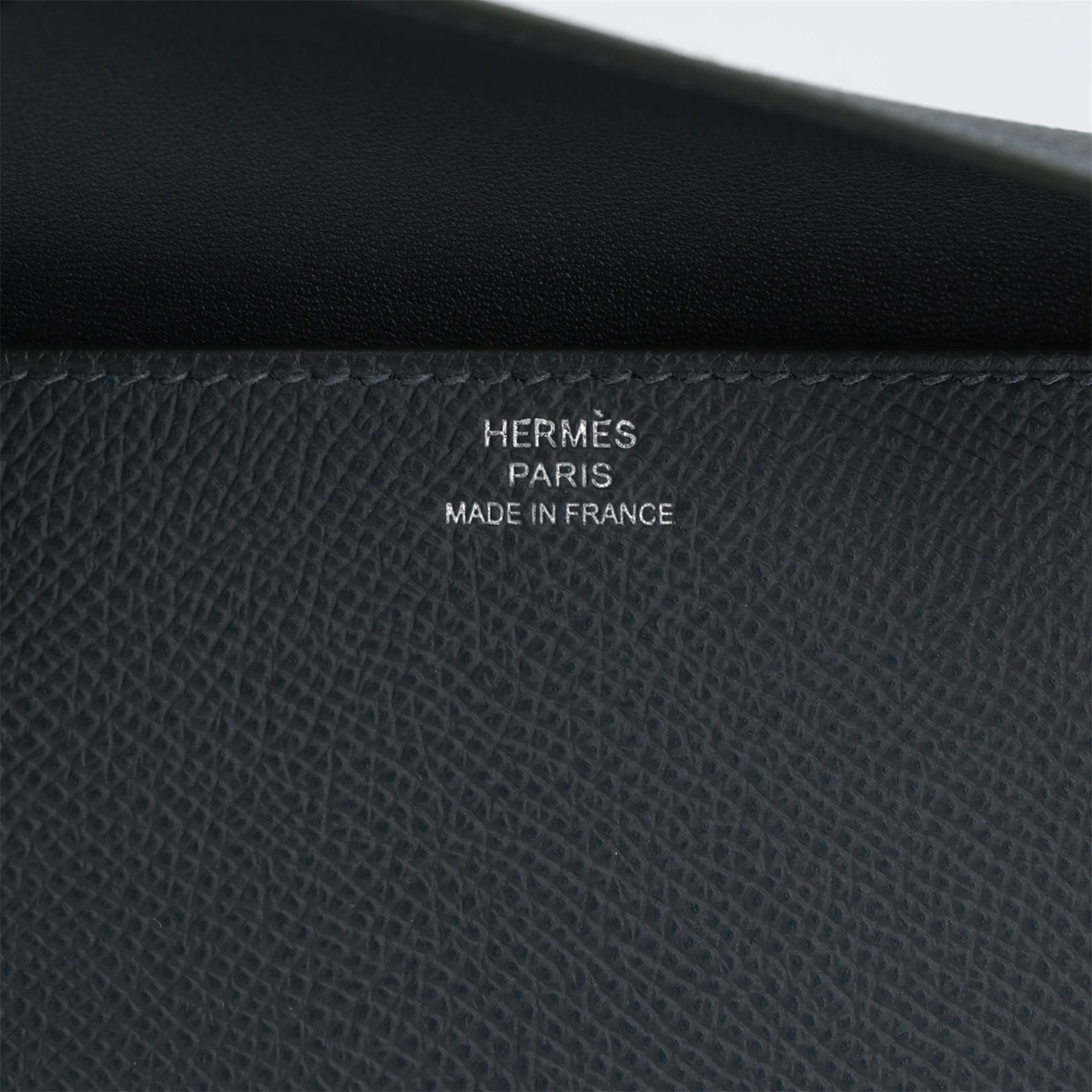 Brand New ( Rank N ) HERMÈS Limited Edition Kelly Doll Picto Gris misty (H0) Gold (37) Bleu Zanzibar (B3) Vert Vertigo (U4) Epsom Palladium hardware B (2023) - 22