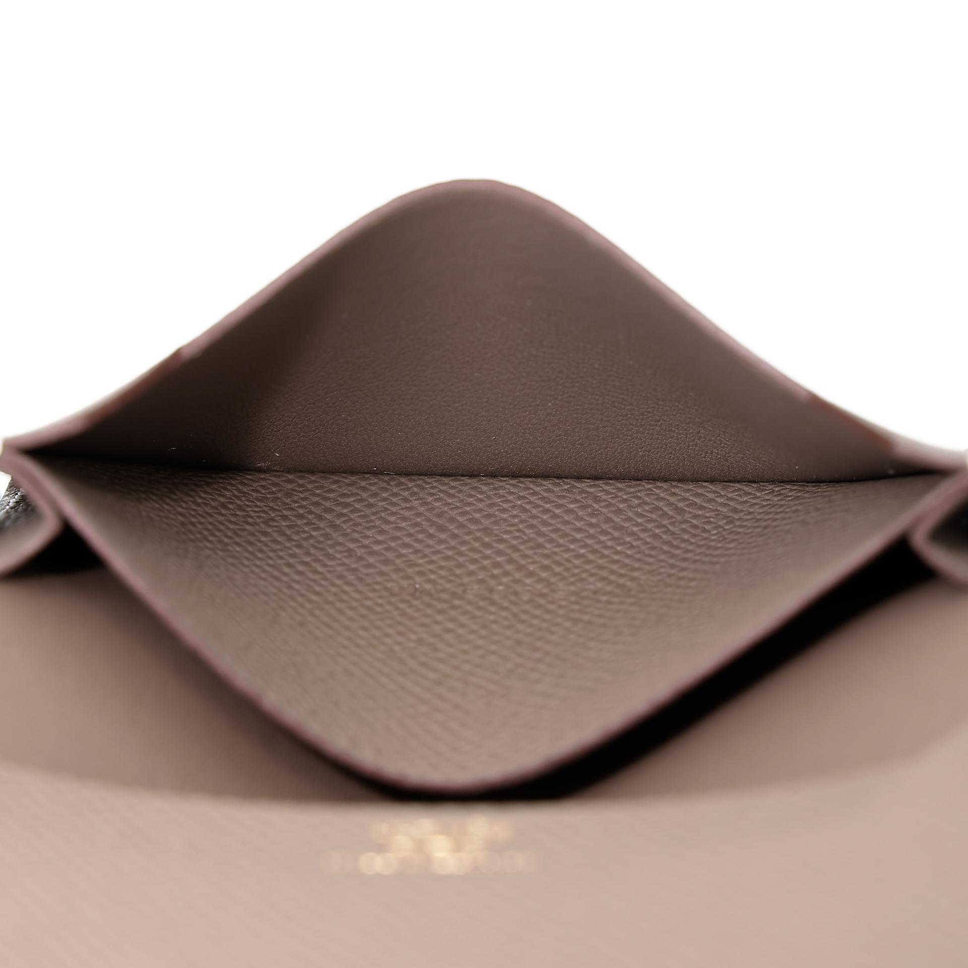 Brand New ( Rank N ) HERMÈS Bearn Card Holder Etoupe (18) Epsom Gold hardware W (2024) - 14