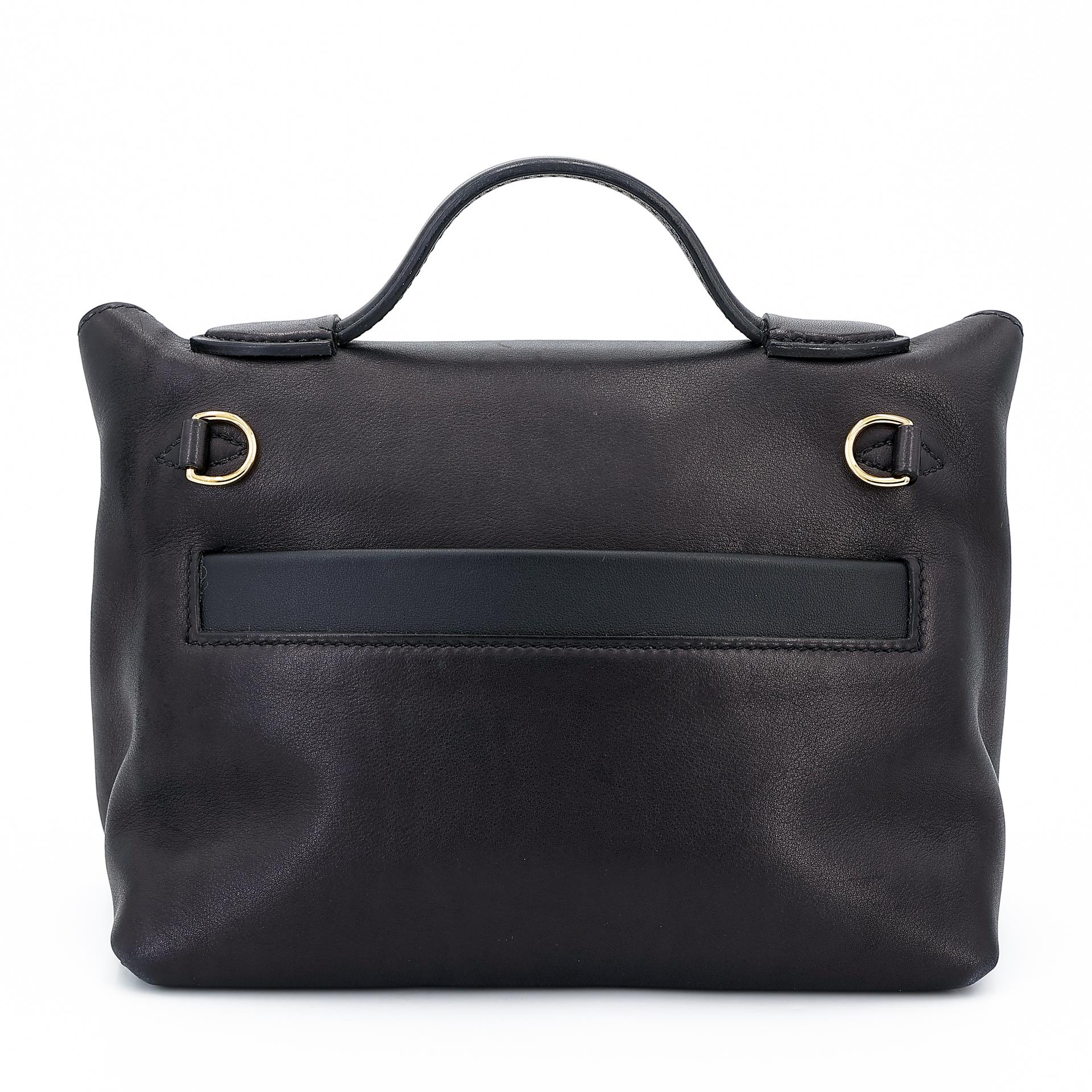 Good ( Rank AB) HERMÈS 24/24 - 21 mini Touch Black (89) Volupto calfskin Alligator Swift Gold hardware U (2022) - 2