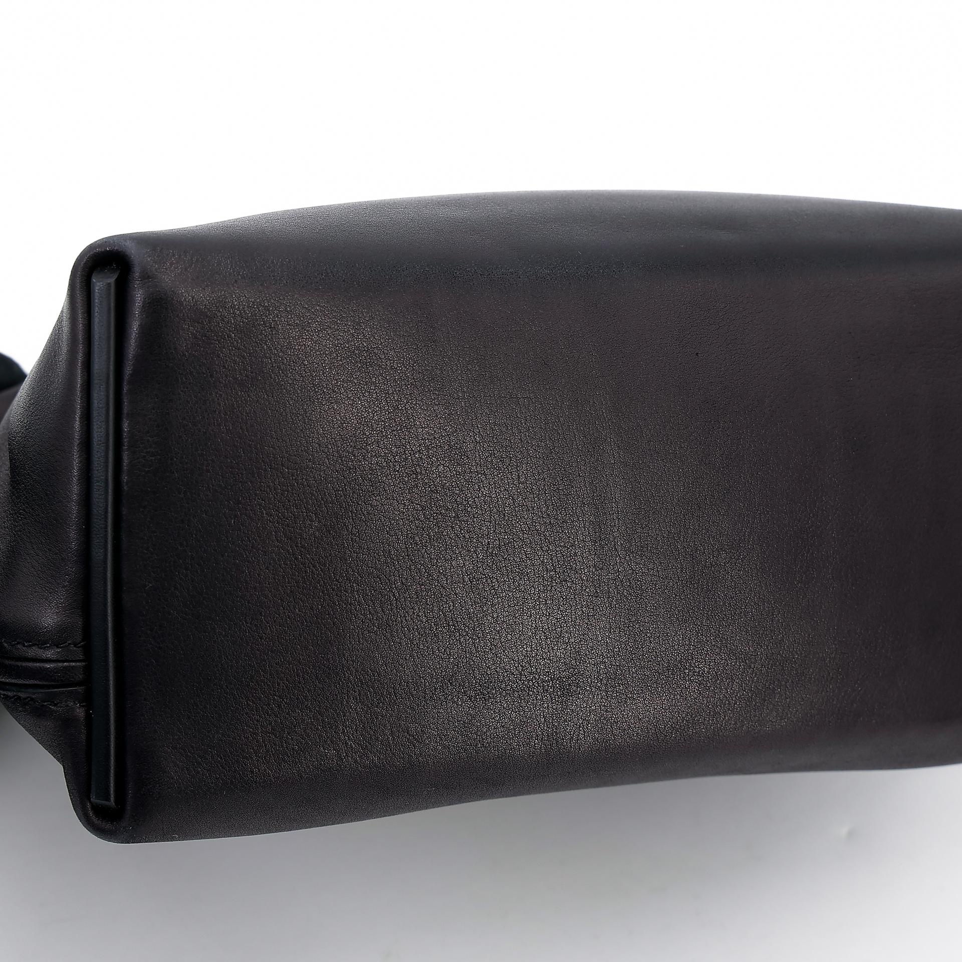 Good ( Rank AB) HERMÈS 24/24 - 21 mini Touch Black (89) Volupto calfskin Alligator Swift Gold hardware U (2022) - 16