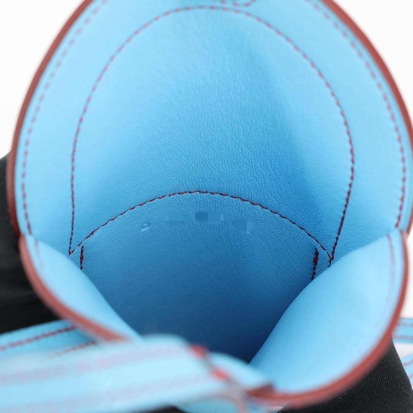 Unused ( Rank NS ) HERMÈS In-the-Loop Phone To Go PM Celeste (7N) Chevre D (2019) - 10