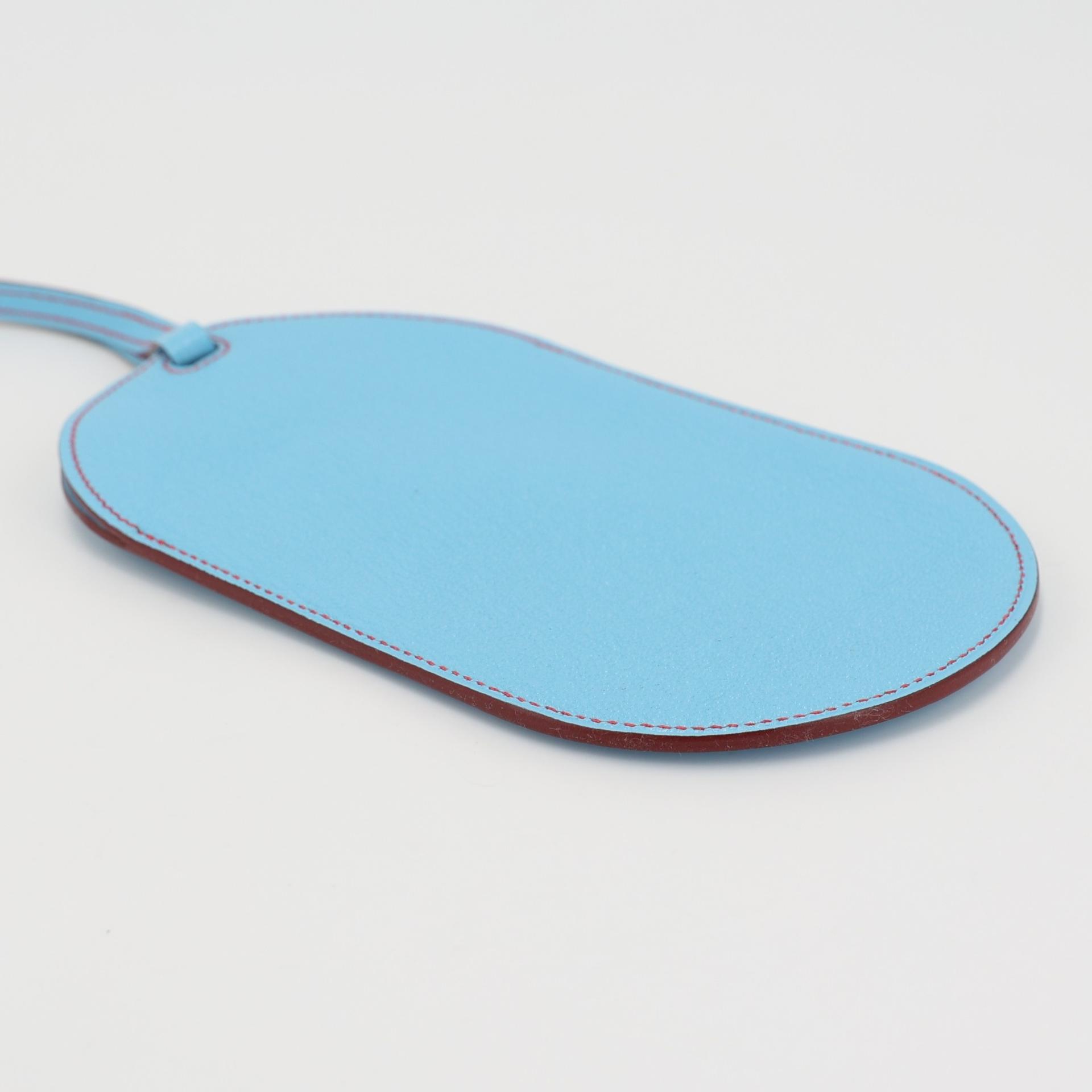 Unused ( Rank NS ) HERMÈS In-the-Loop Phone To Go PM Celeste (7N) Chevre D (2019) - 7