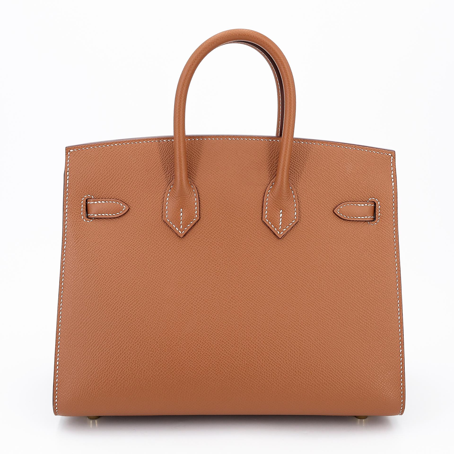 Unused ( Rank NS ) HERMÈS Birkin 25 Sellier Gold (37) Epsom Gold hardware U (2022) - 2