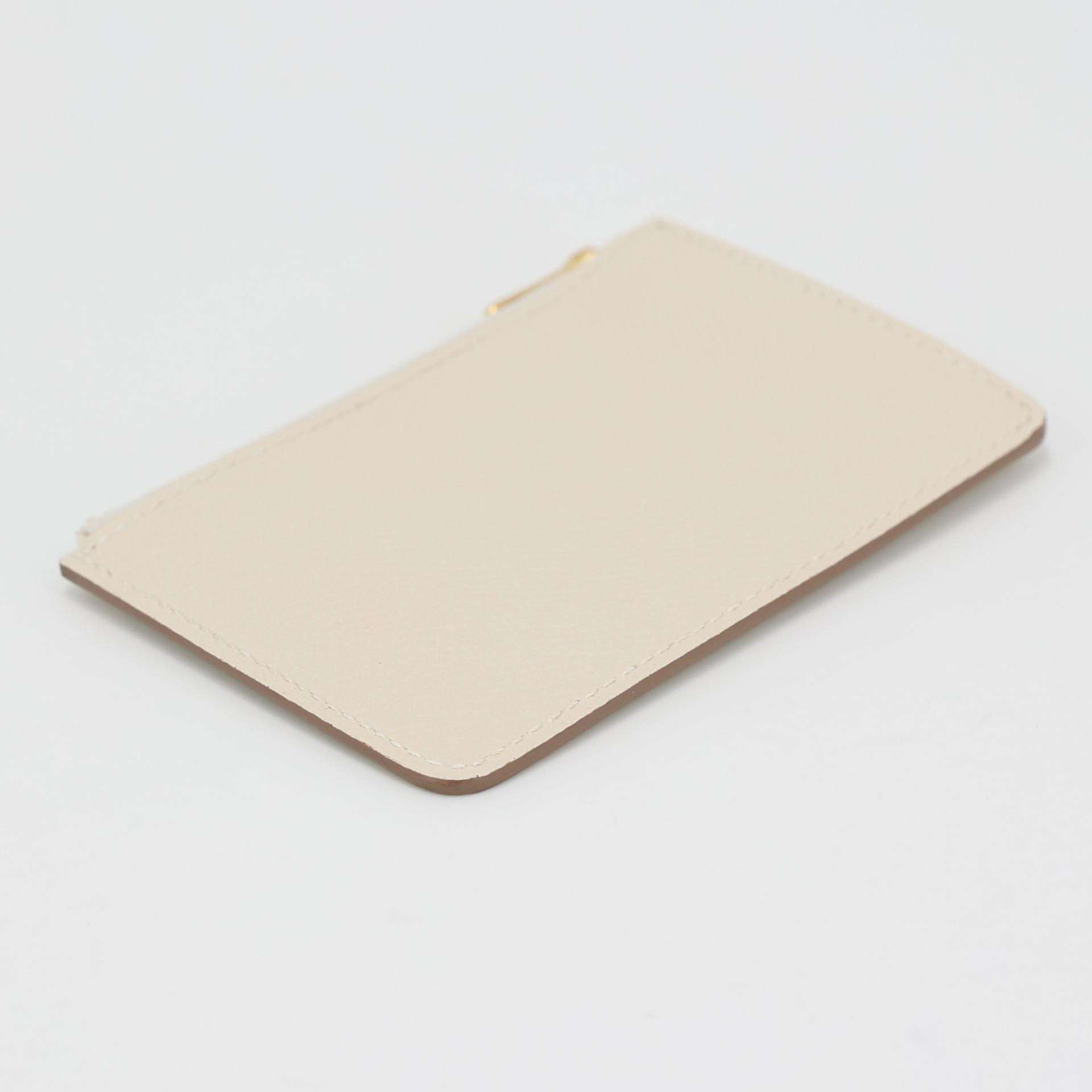 Brand New ( Rank N ) HERMÈS Constance Slim Wallet Craie (10) Epsom Gold hardware W (2024) - 18