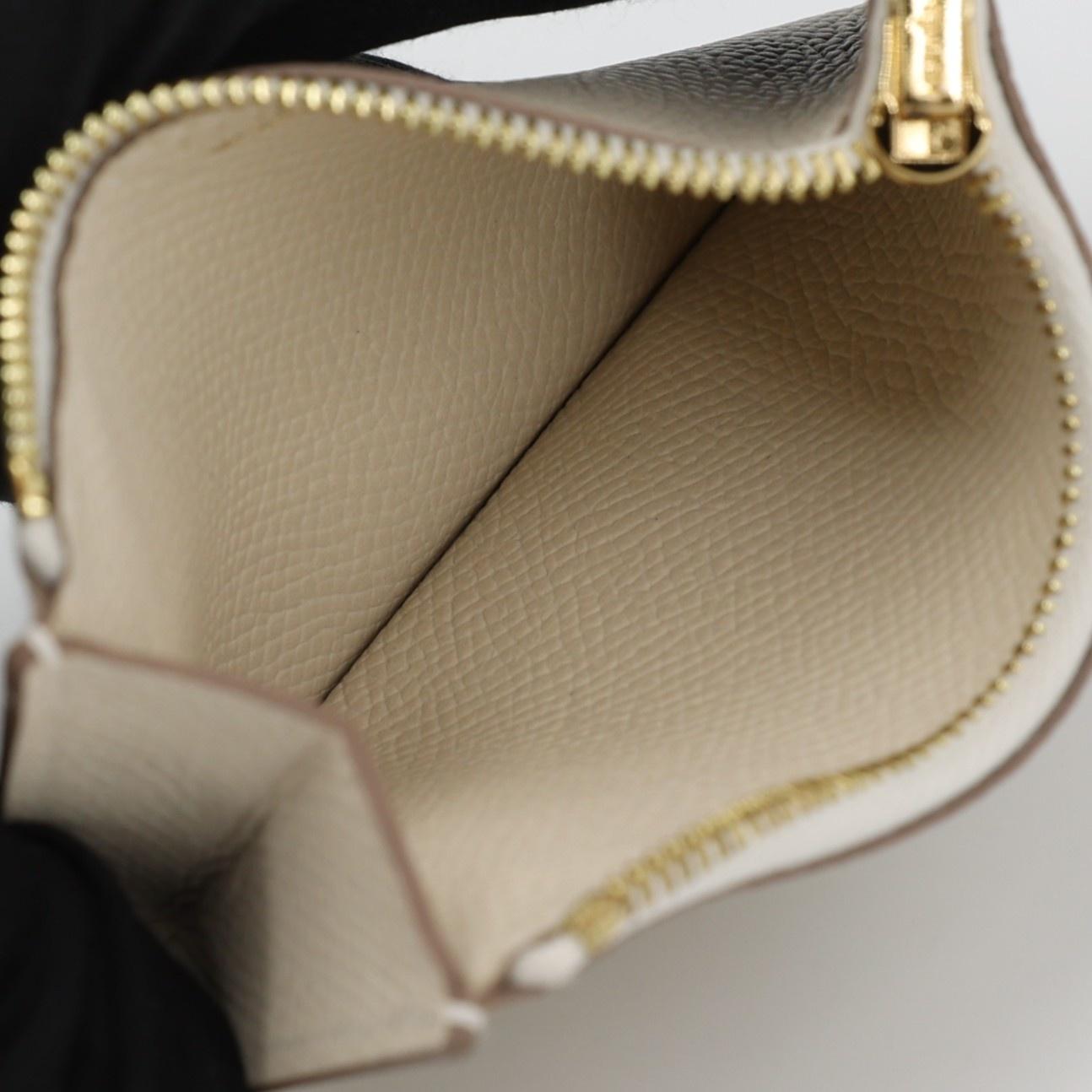 Brand New ( Rank N ) HERMÈS Constance Slim Wallet Craie (10) Epsom Gold hardware W (2024) - 22