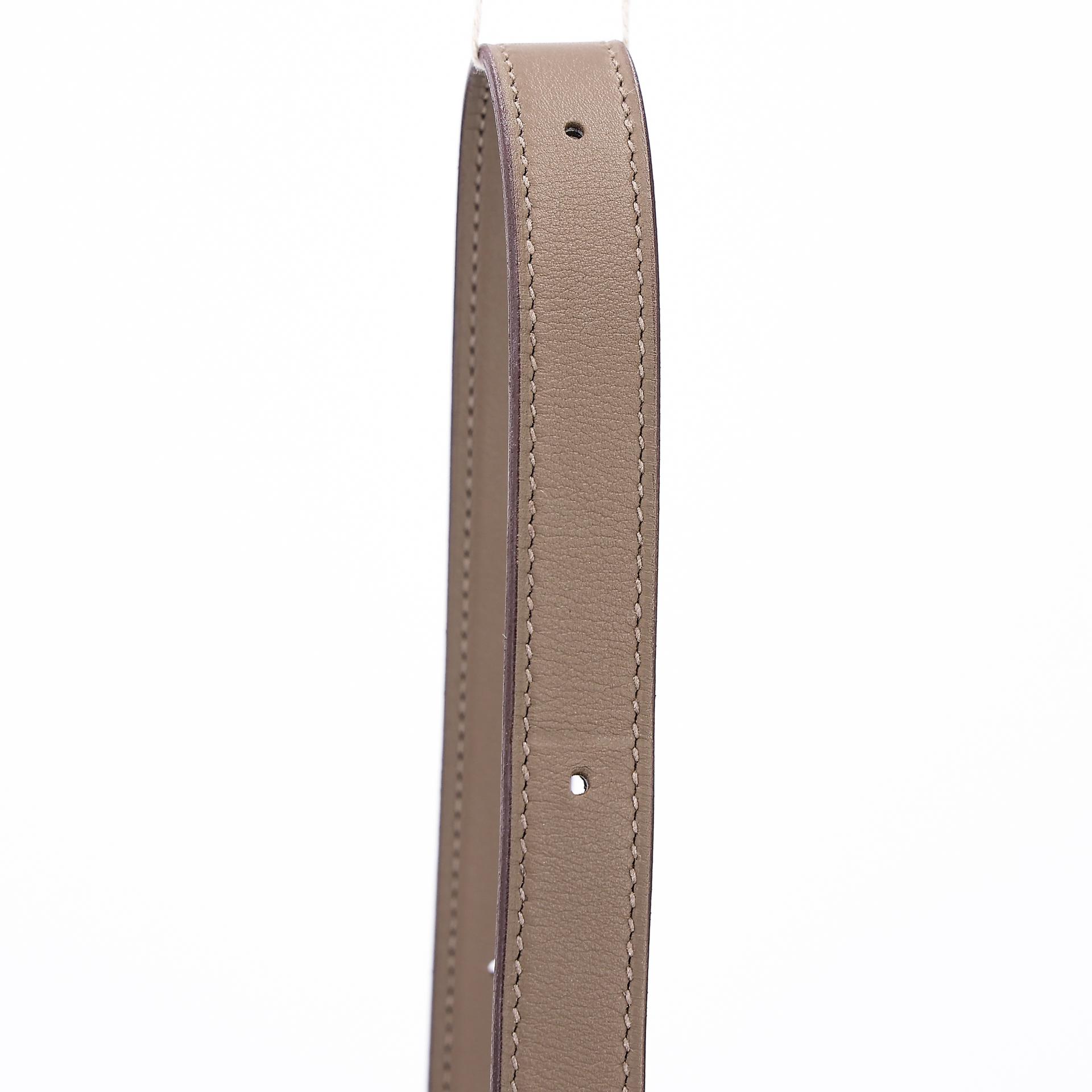 Very Good ( Rank A) HERMÈS Kelly Moove Etoupe (18) Swift Palladium hardware B (2023) - 3