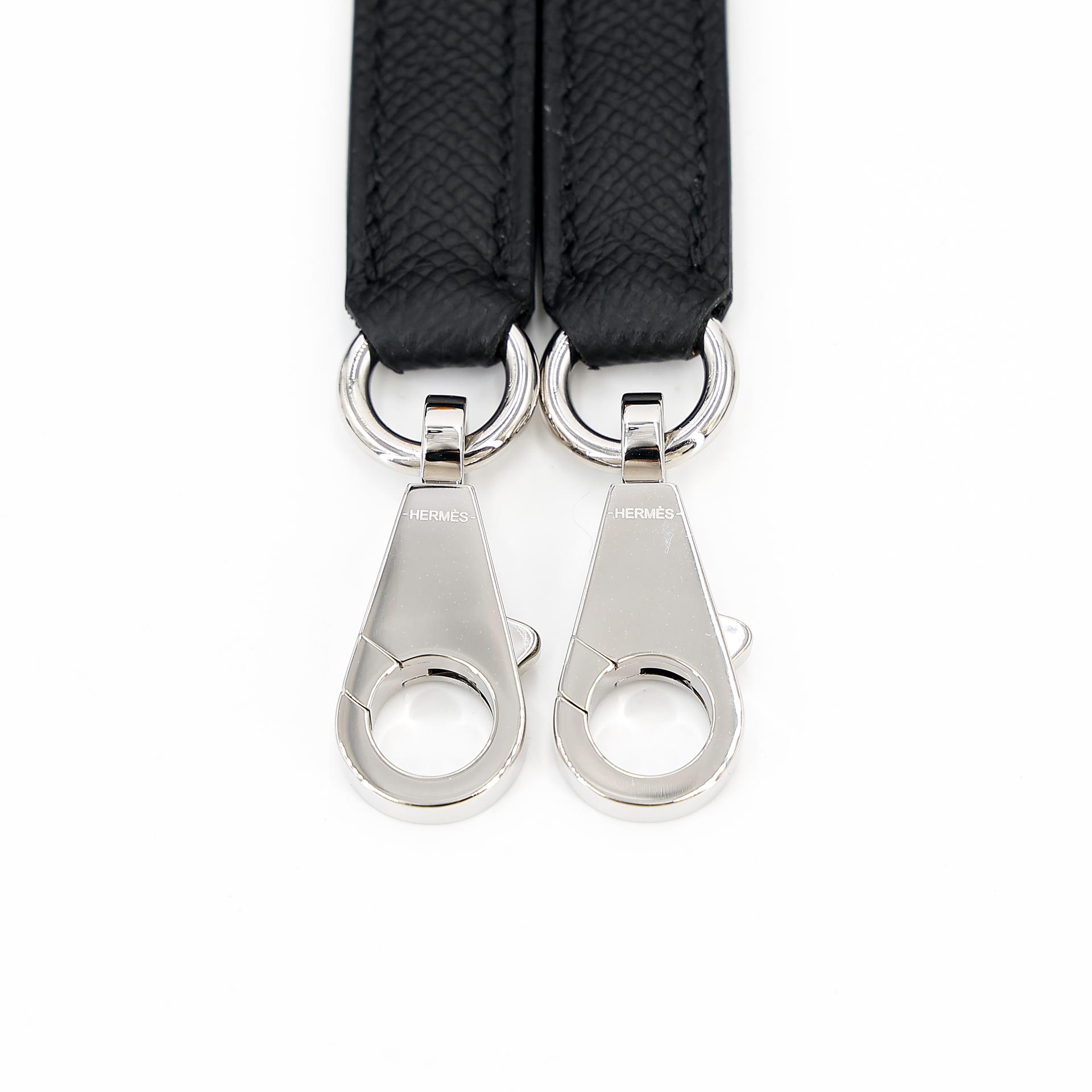Brand New ( Rank N ) HERMÈS Kelly 28 Sellier Black (89) Epsom Palladium hardware W (2024) - 18