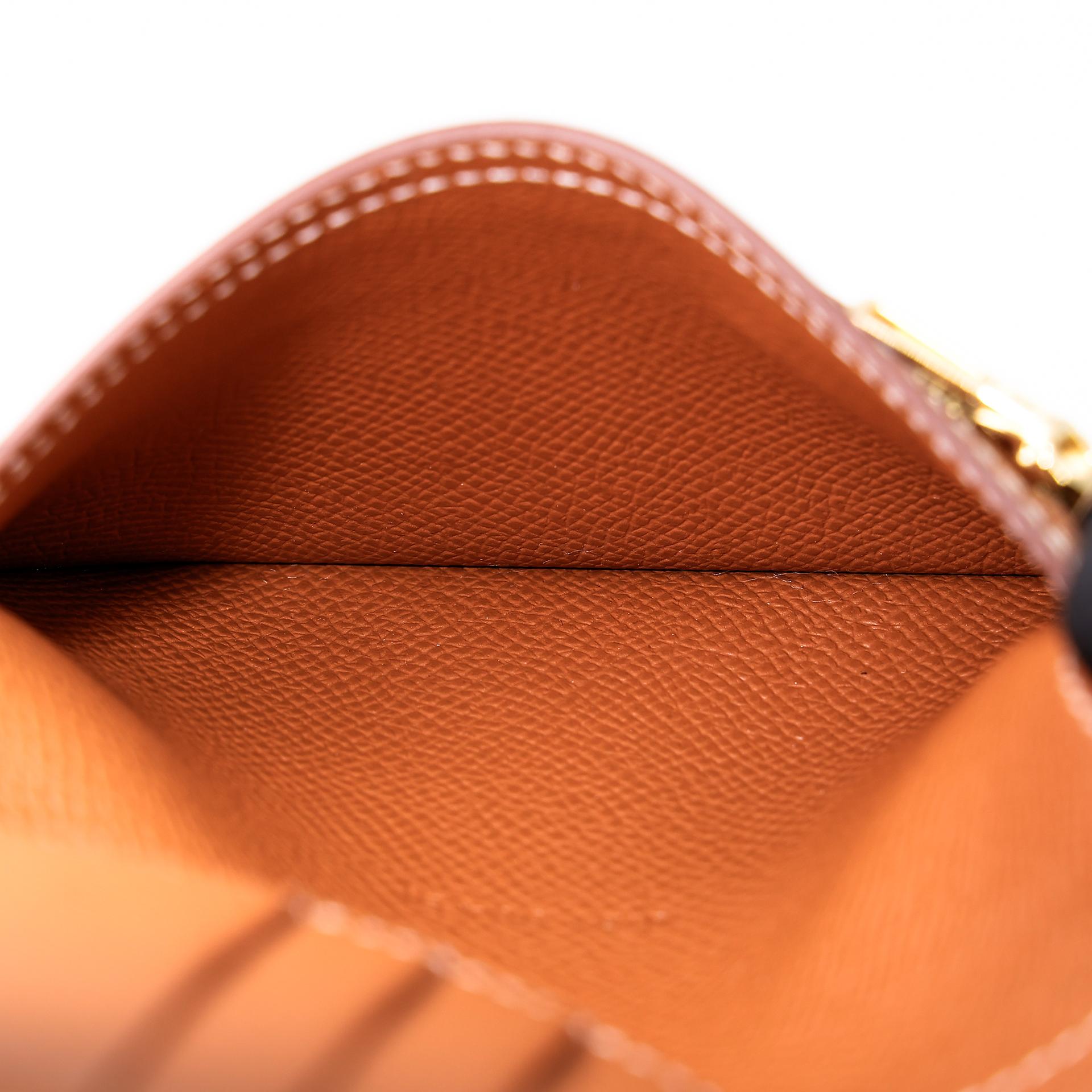 Unused ( Rank NS ) HERMÈS Bearn Compact wallet Gold (37) Epsom Gold hardware U (2022) - 12