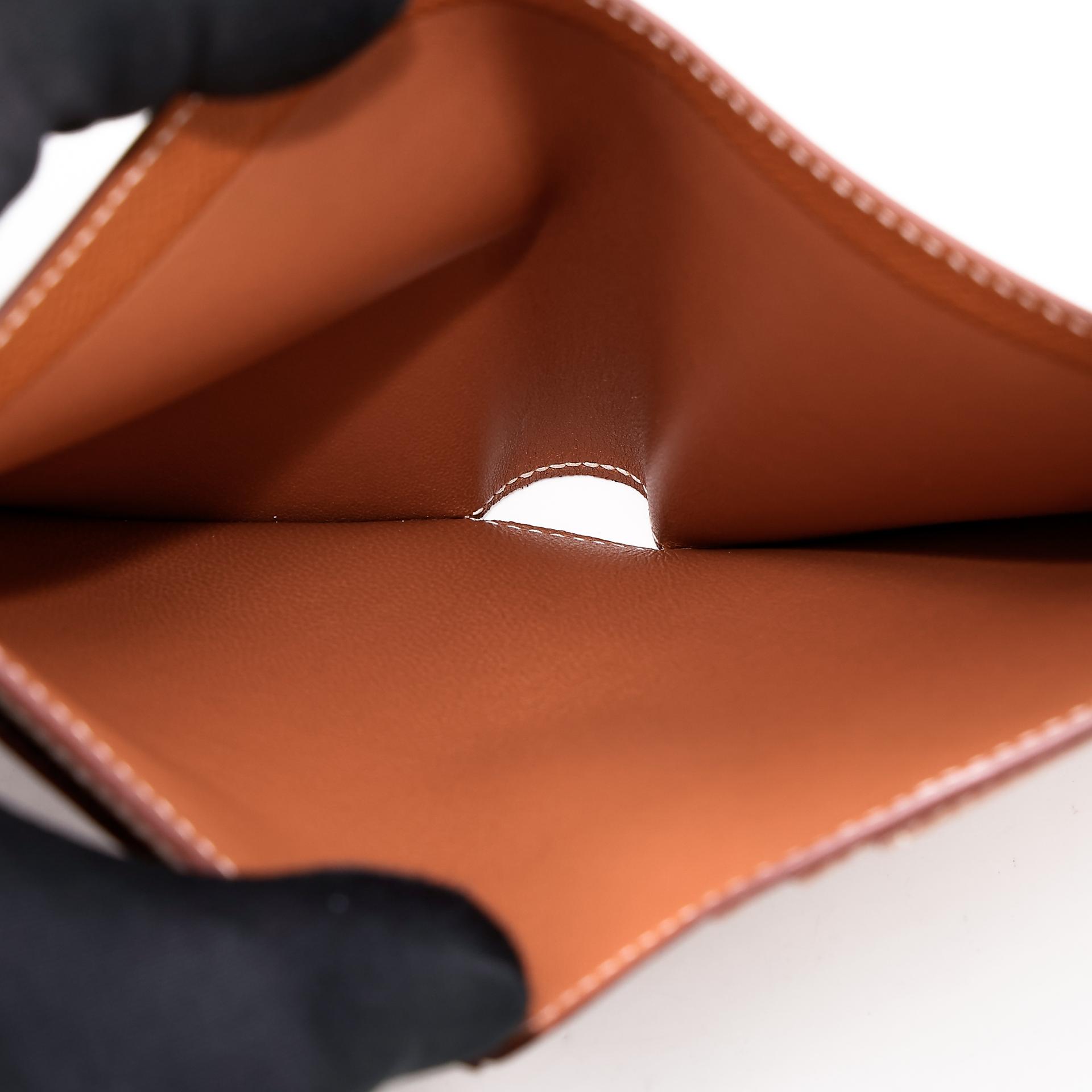 Unused ( Rank NS ) HERMÈS Bearn Compact wallet Gold (37) Epsom Gold hardware U (2022) - 18