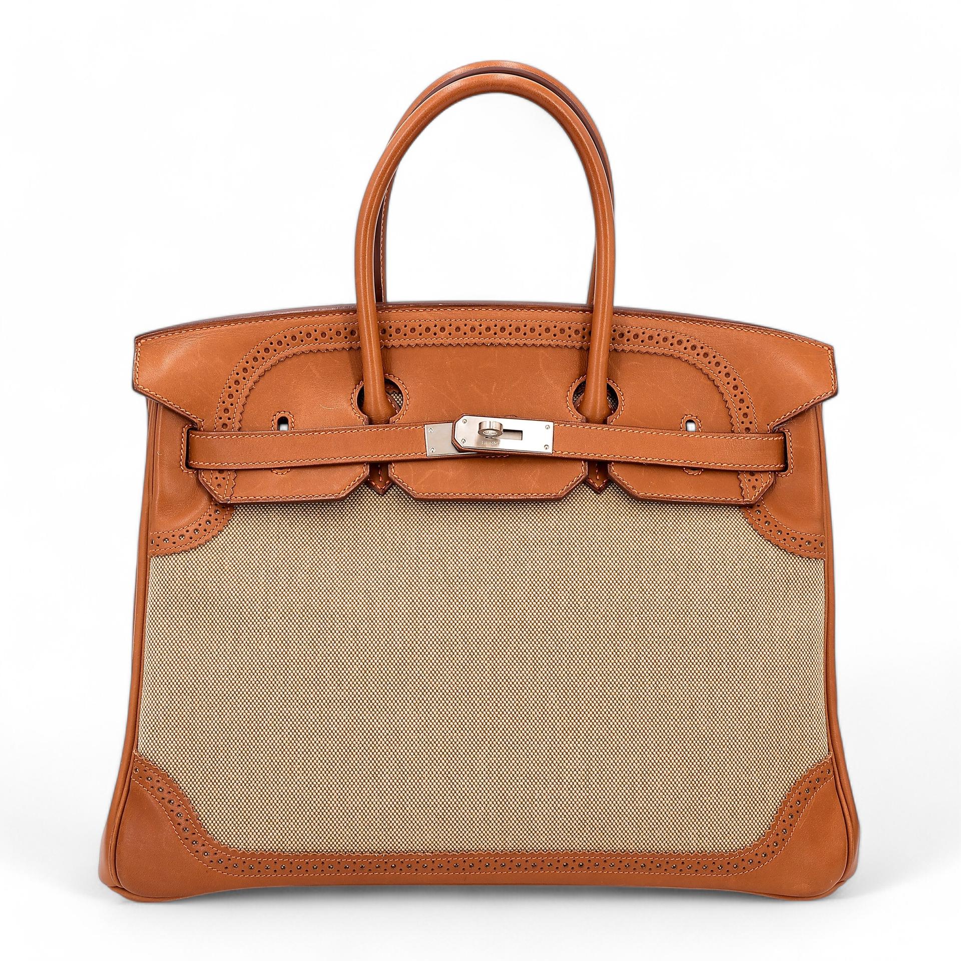 Birkin Ghillies 35 17 雪茄色Ficelle 34 福宝Fauve | GINZA XIAOMA