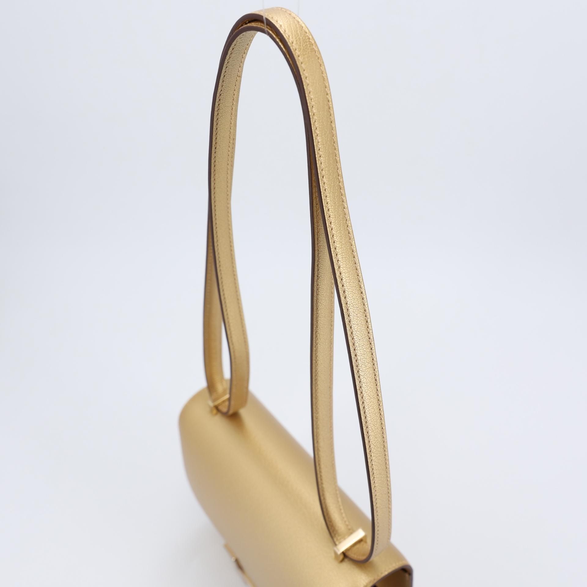 Brand New ( Rank N ) HERMÈS Limited Edition Constance Mini Dore (Y9) Chamkila Permabrass hardware W (2024) - 3